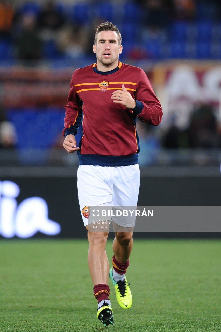  Fotboll, Serie A, AS Roma - Cagliari: Kevin Strootman Roma.