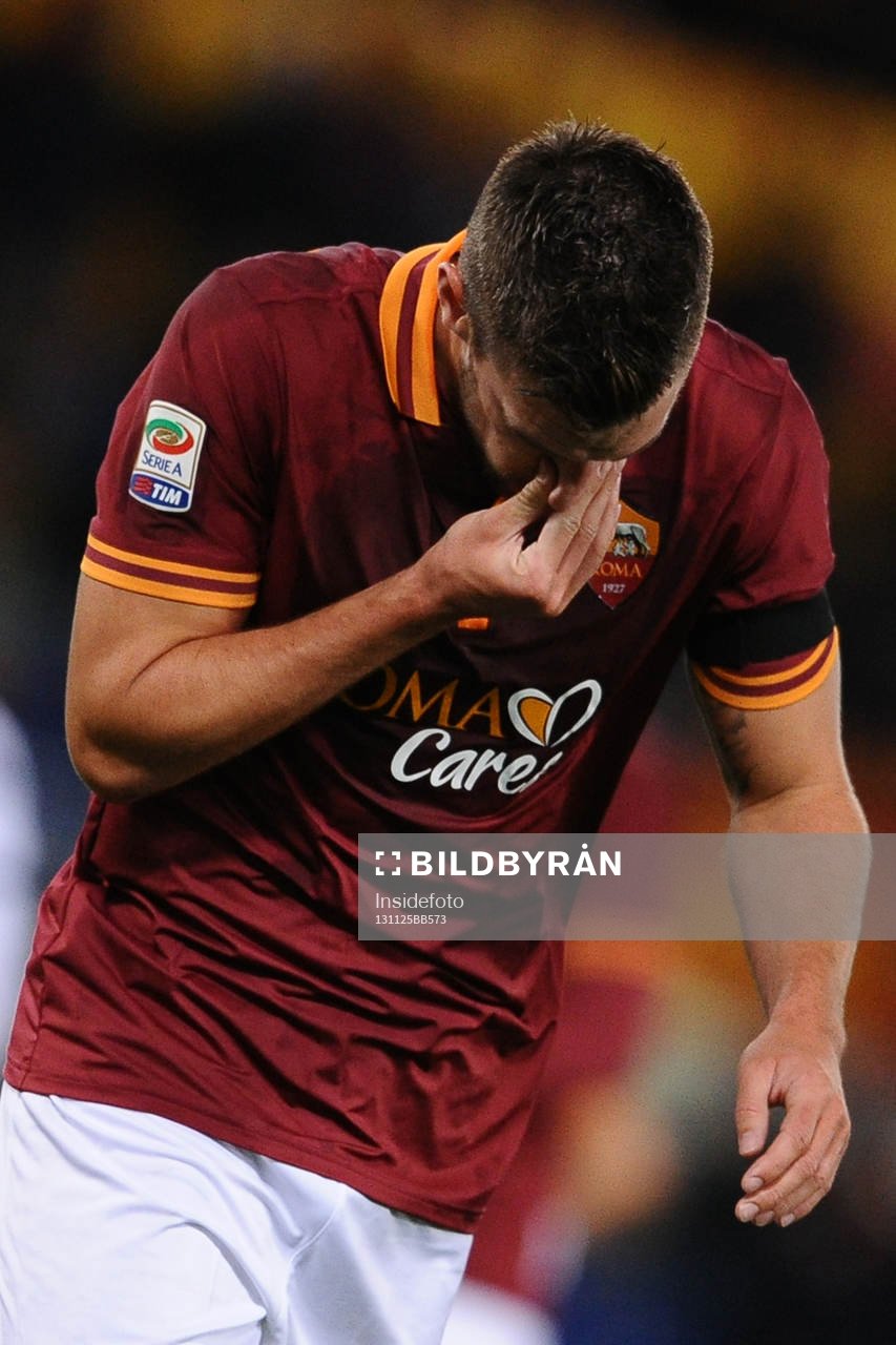  Fotboll, Serie A, AS Roma - Cagliari: Kevin Strootman Roma.