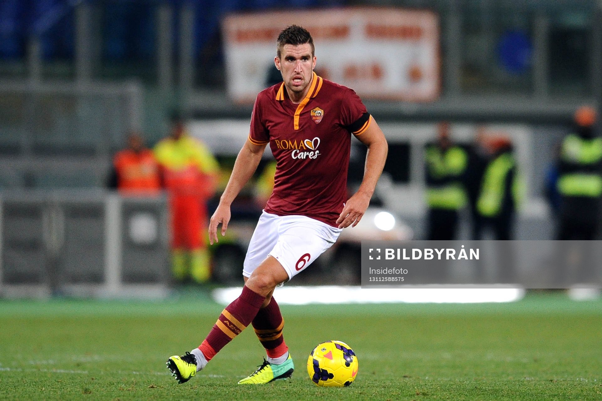  Fotboll, Serie A, AS Roma - Cagliari: Kevin Strootman Roma.