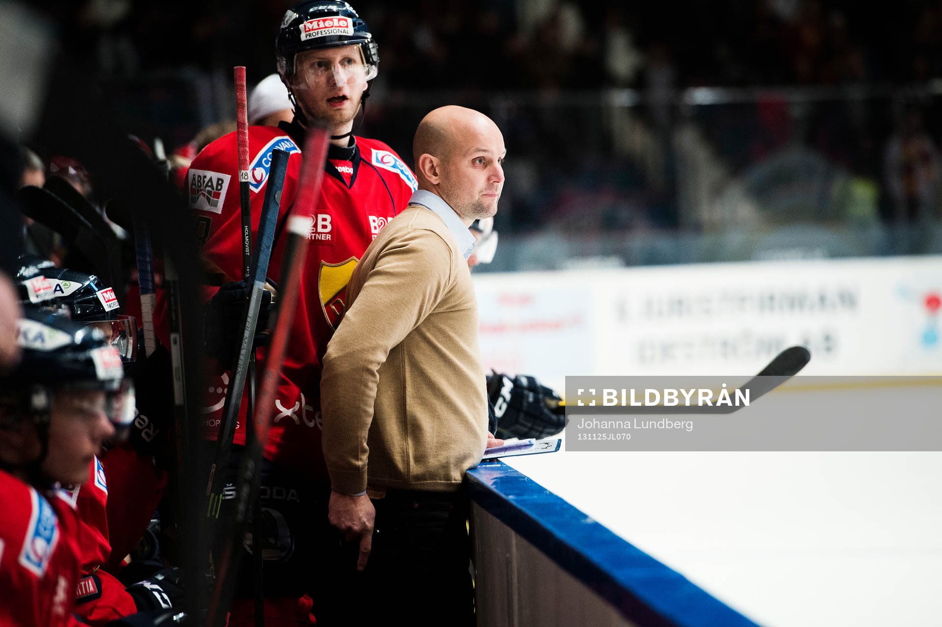 Michael Holmqvist och tränare Tony Zabel