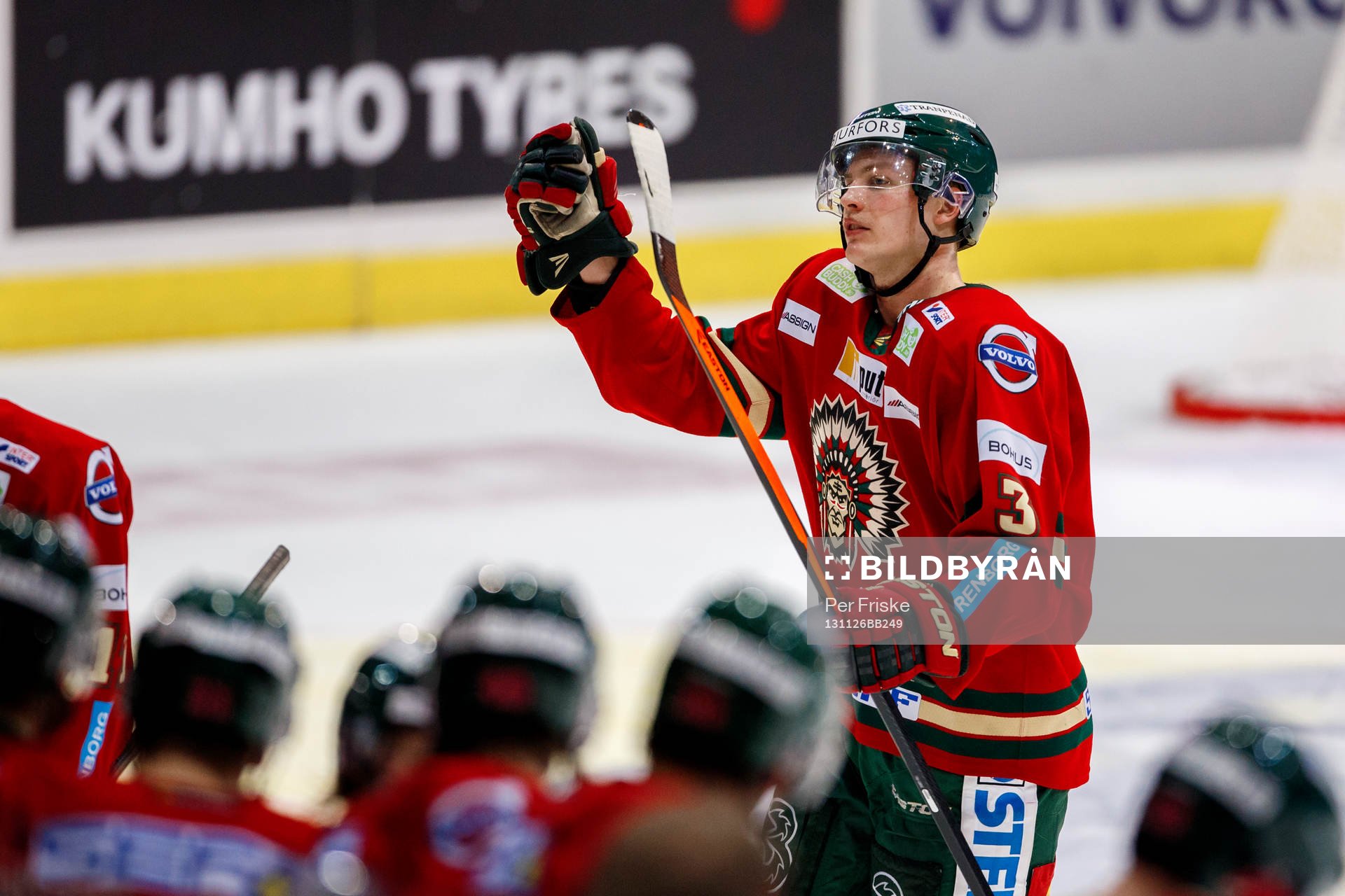 Frölundas Oliver Bohm jublar