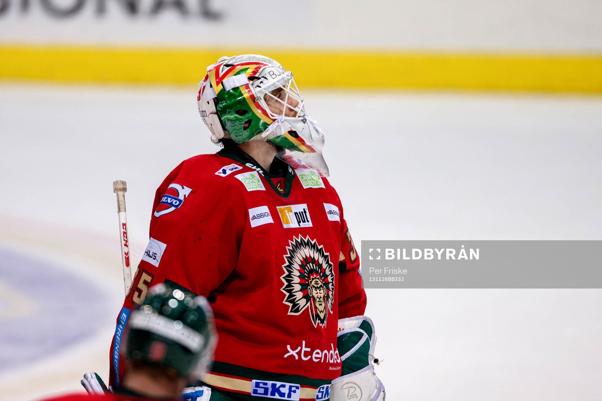 Frölunda målvakt Linus Fernström