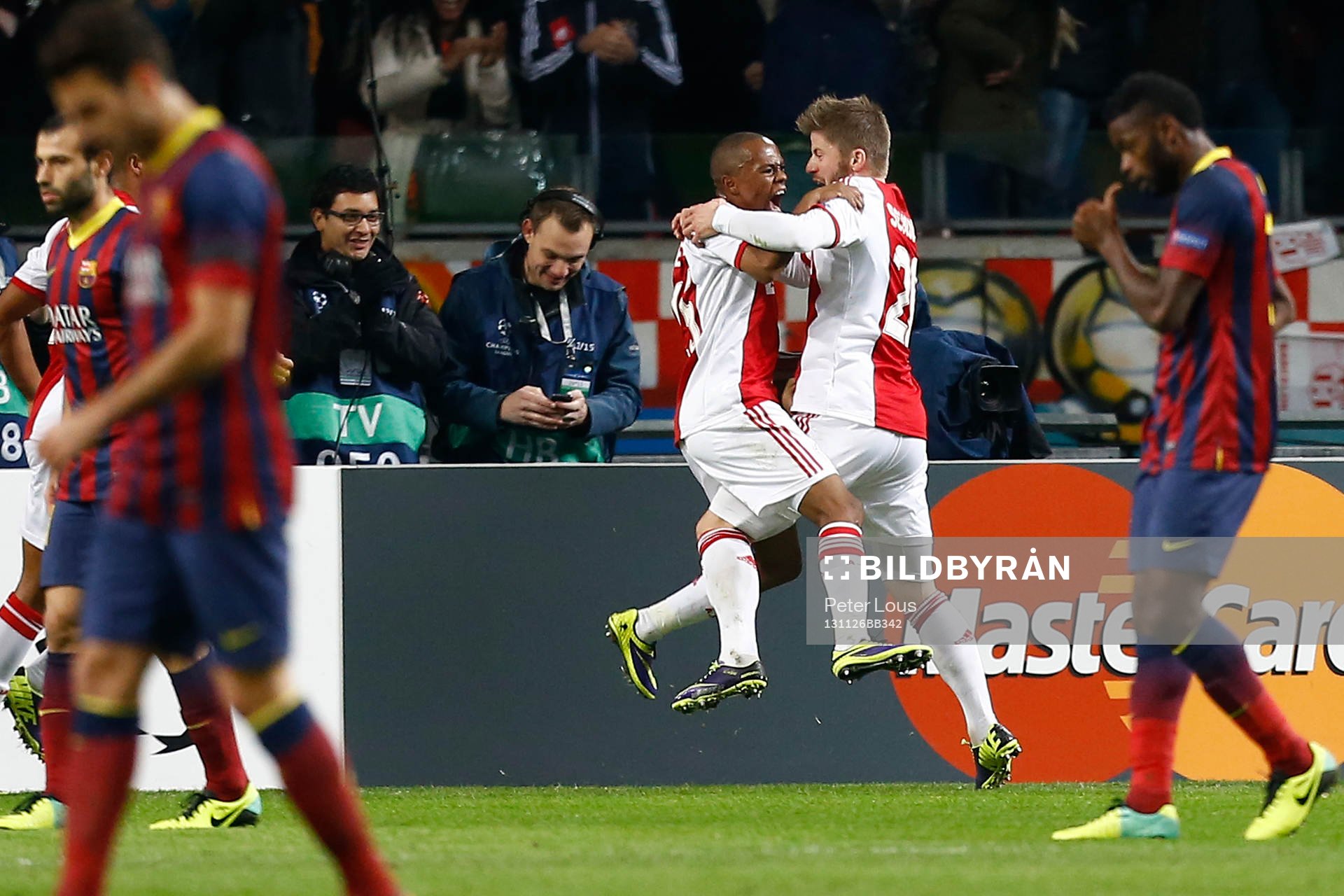 AMSTERDAM - Ajax - Barcelona ,  Voetbal Champions League ,