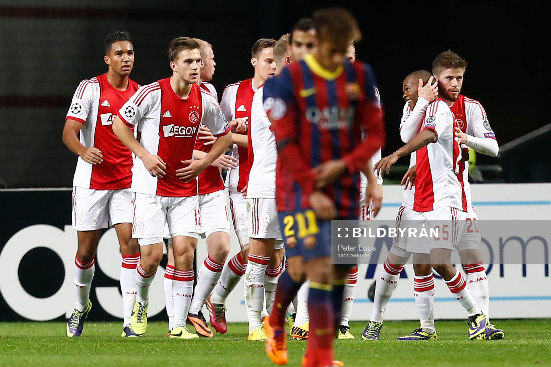 AMSTERDAM - Ajax - Barcelona ,  Voetbal Champions League ,
