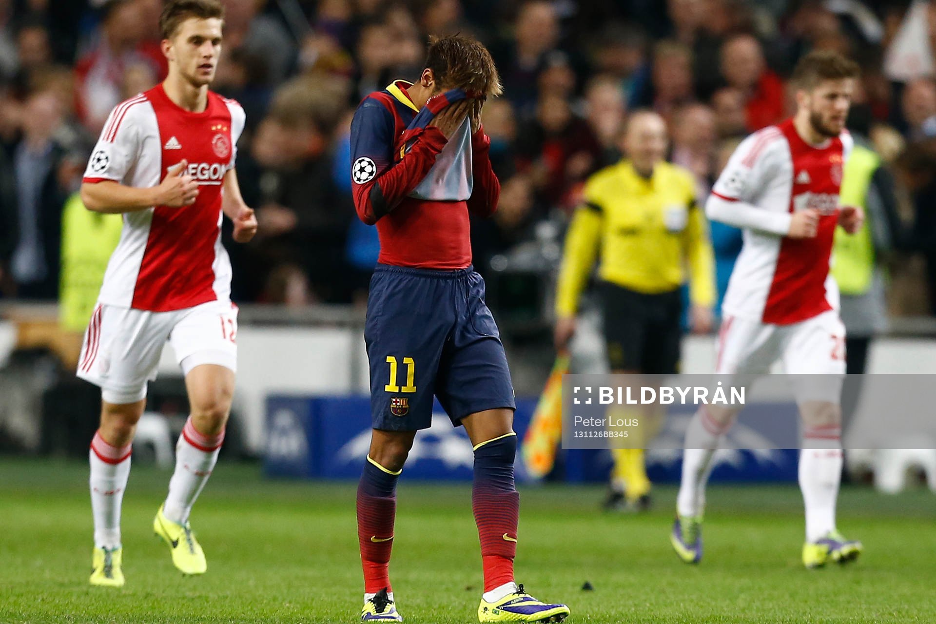 AMSTERDAM - Ajax - Barcelona ,  Voetbal Champions League ,