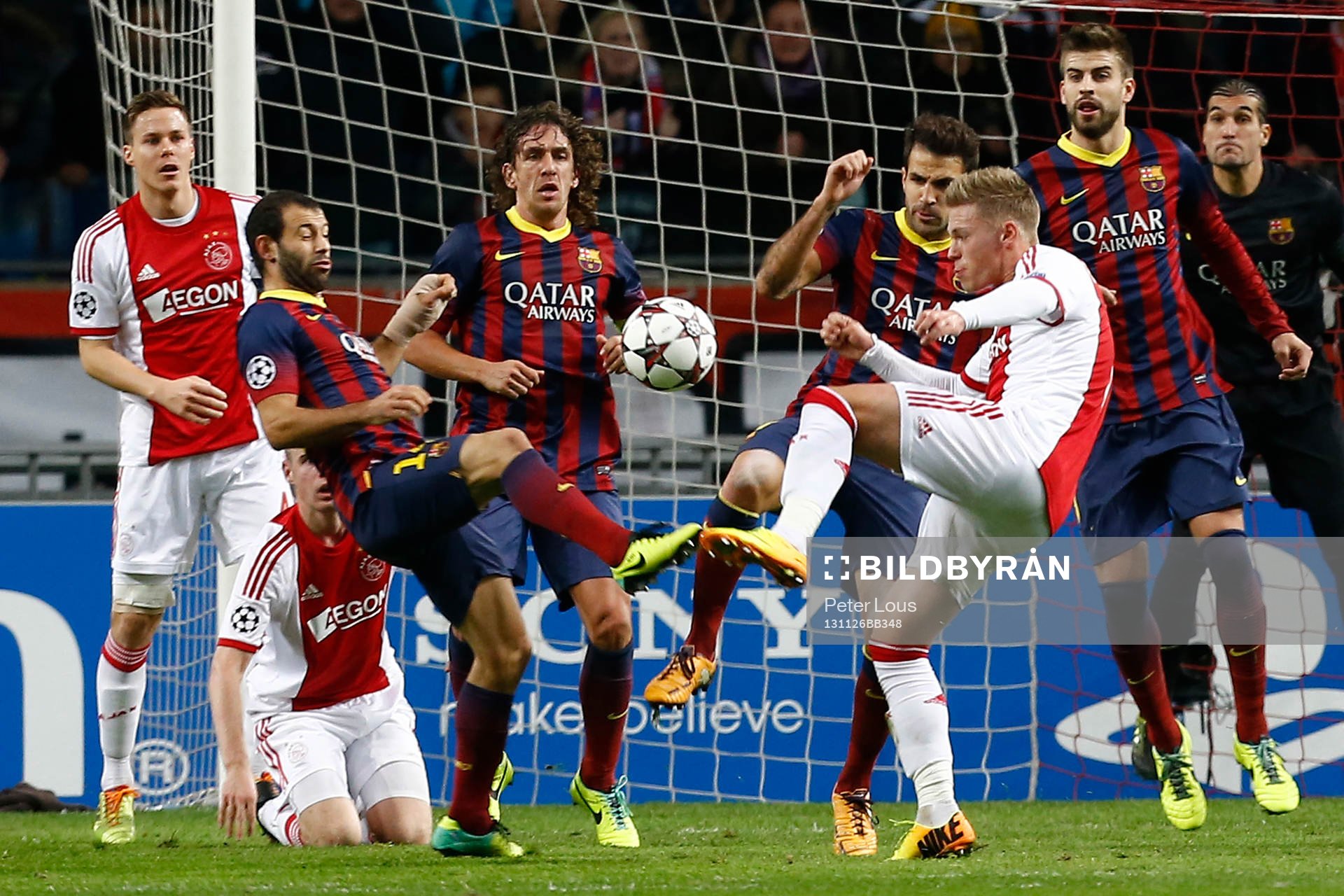 AMSTERDAM - Ajax - Barcelona ,  Voetbal Champions League ,