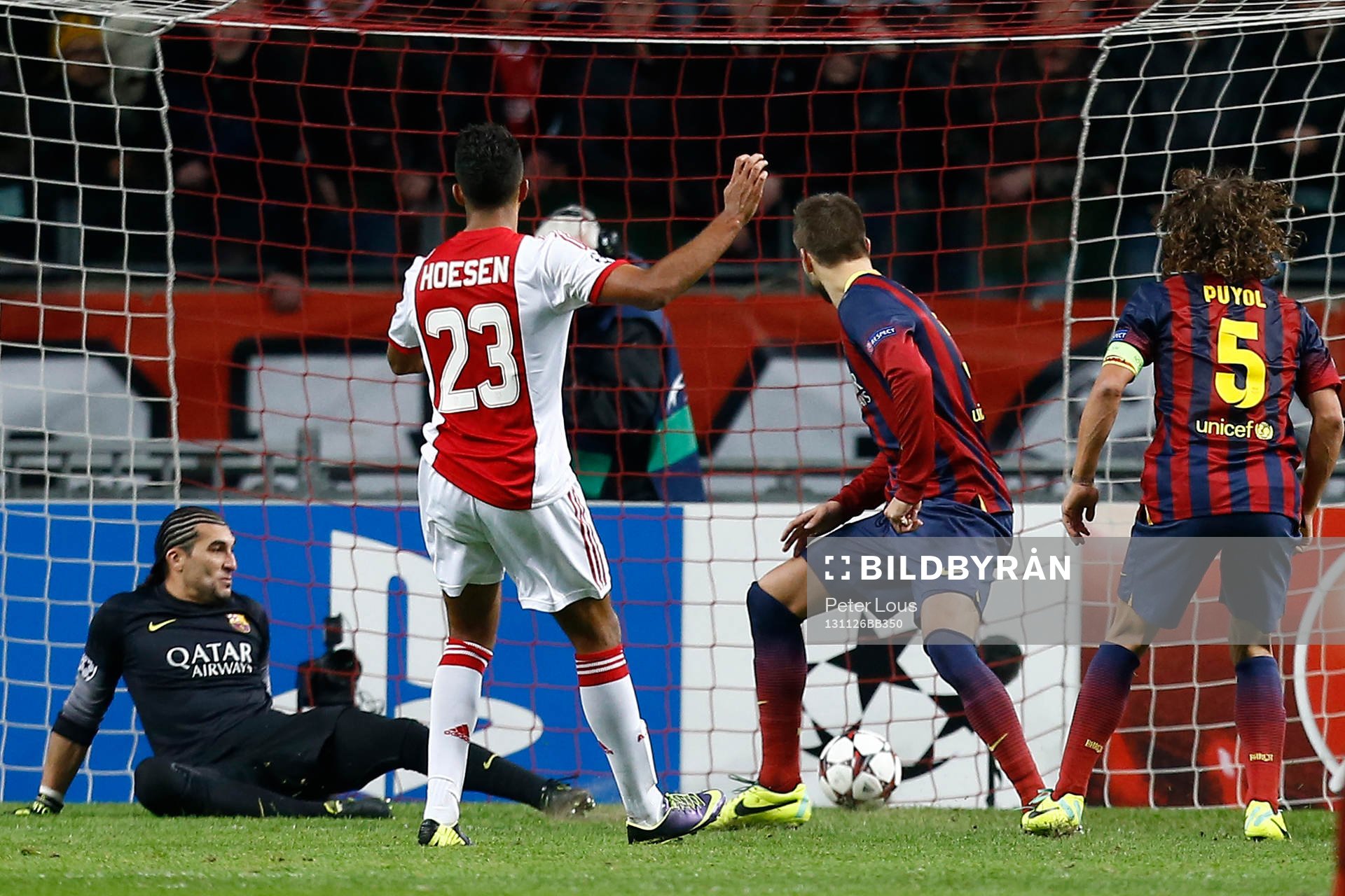 AMSTERDAM - Ajax - Barcelona ,  Voetbal Champions League ,