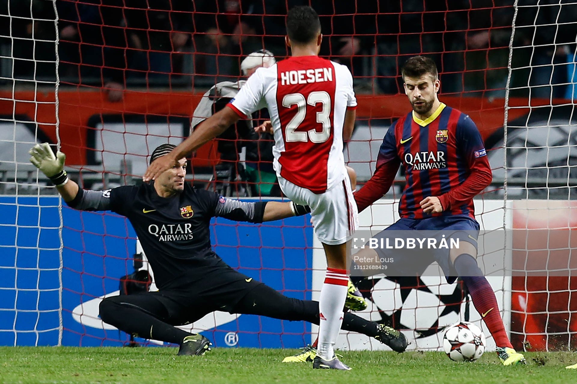 AMSTERDAM - Ajax - Barcelona ,  Voetbal Champions League ,