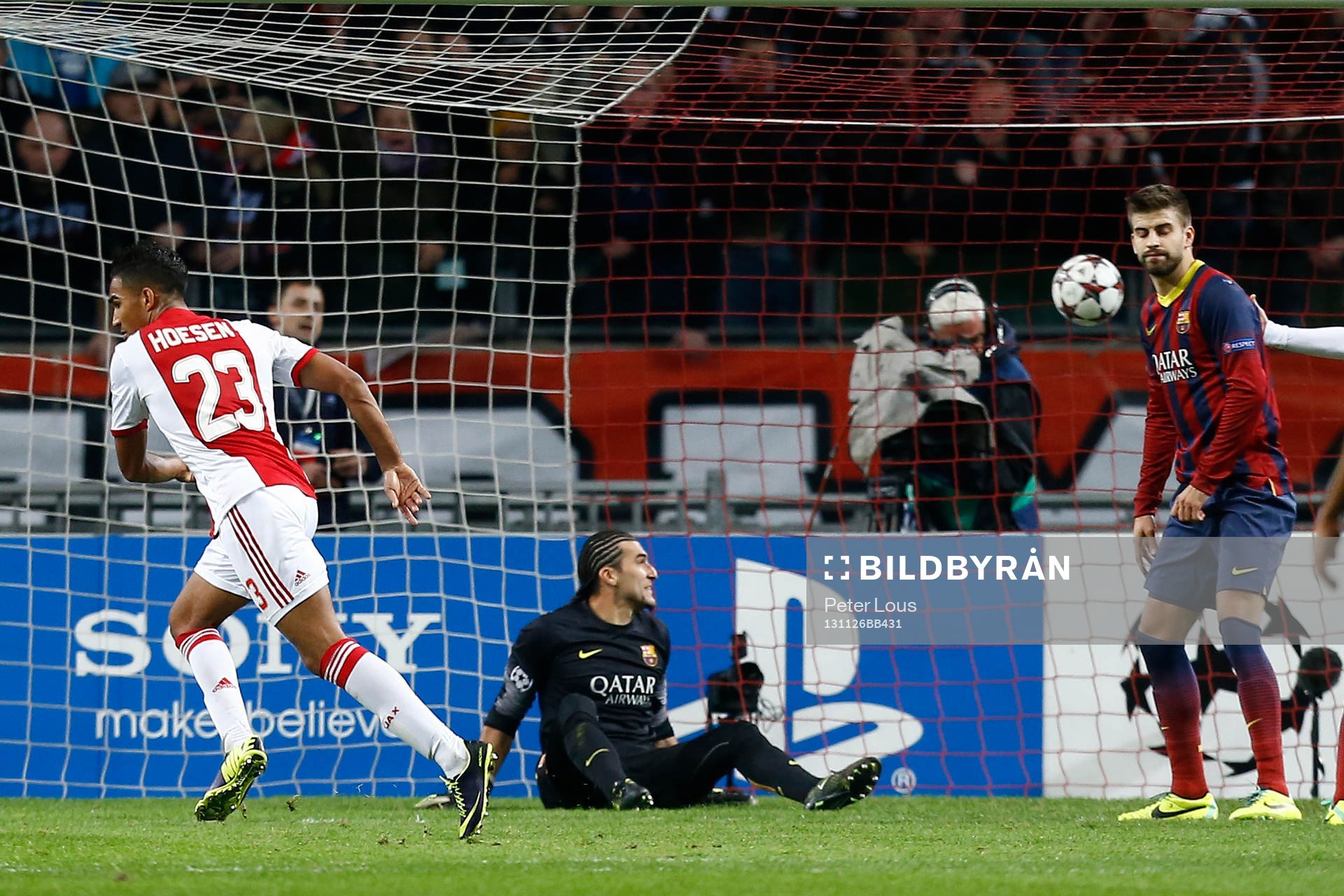 AMSTERDAM - Ajax - Barcelona ,  Voetbal Champions League ,