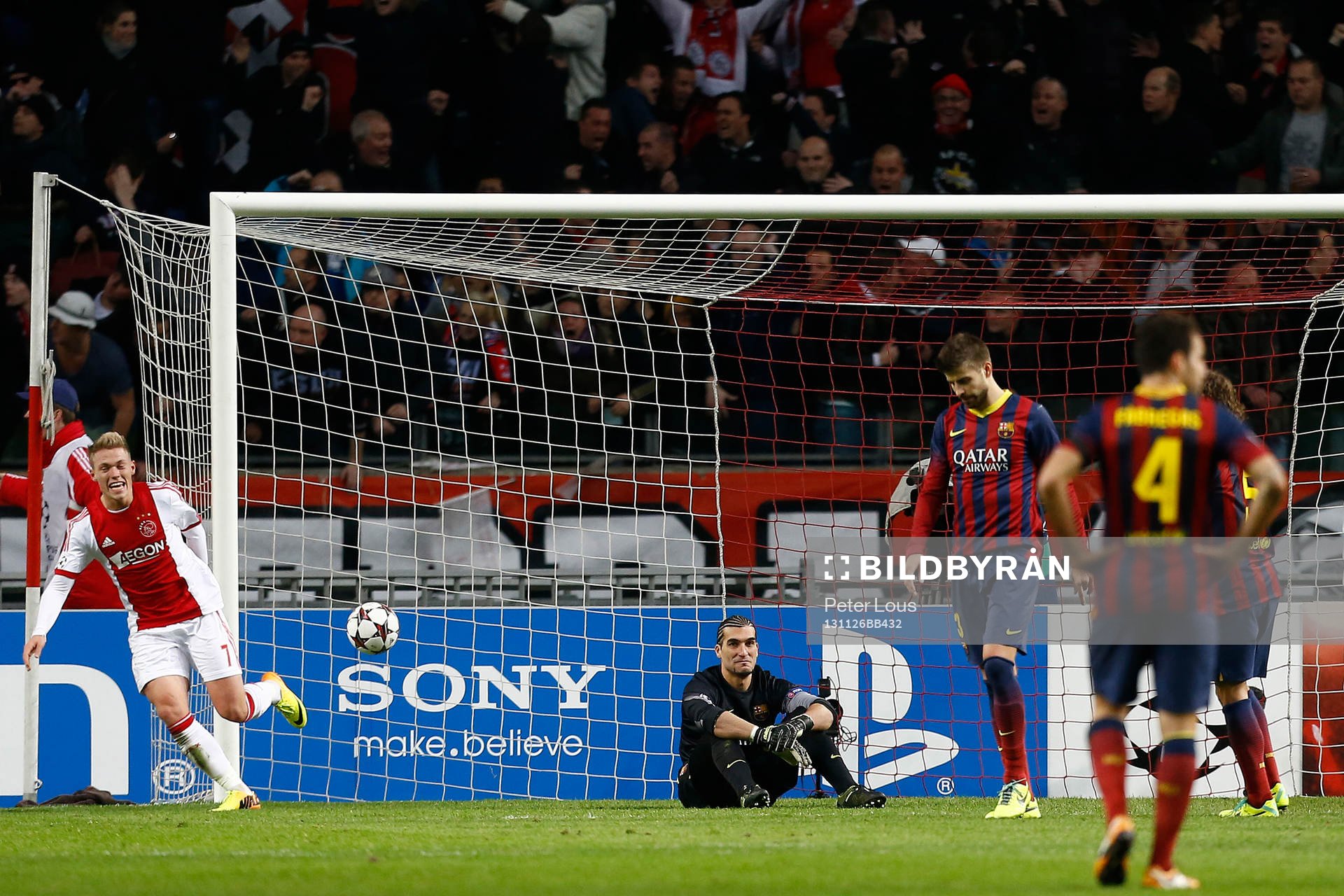 AMSTERDAM - Ajax - Barcelona ,  Voetbal Champions League ,