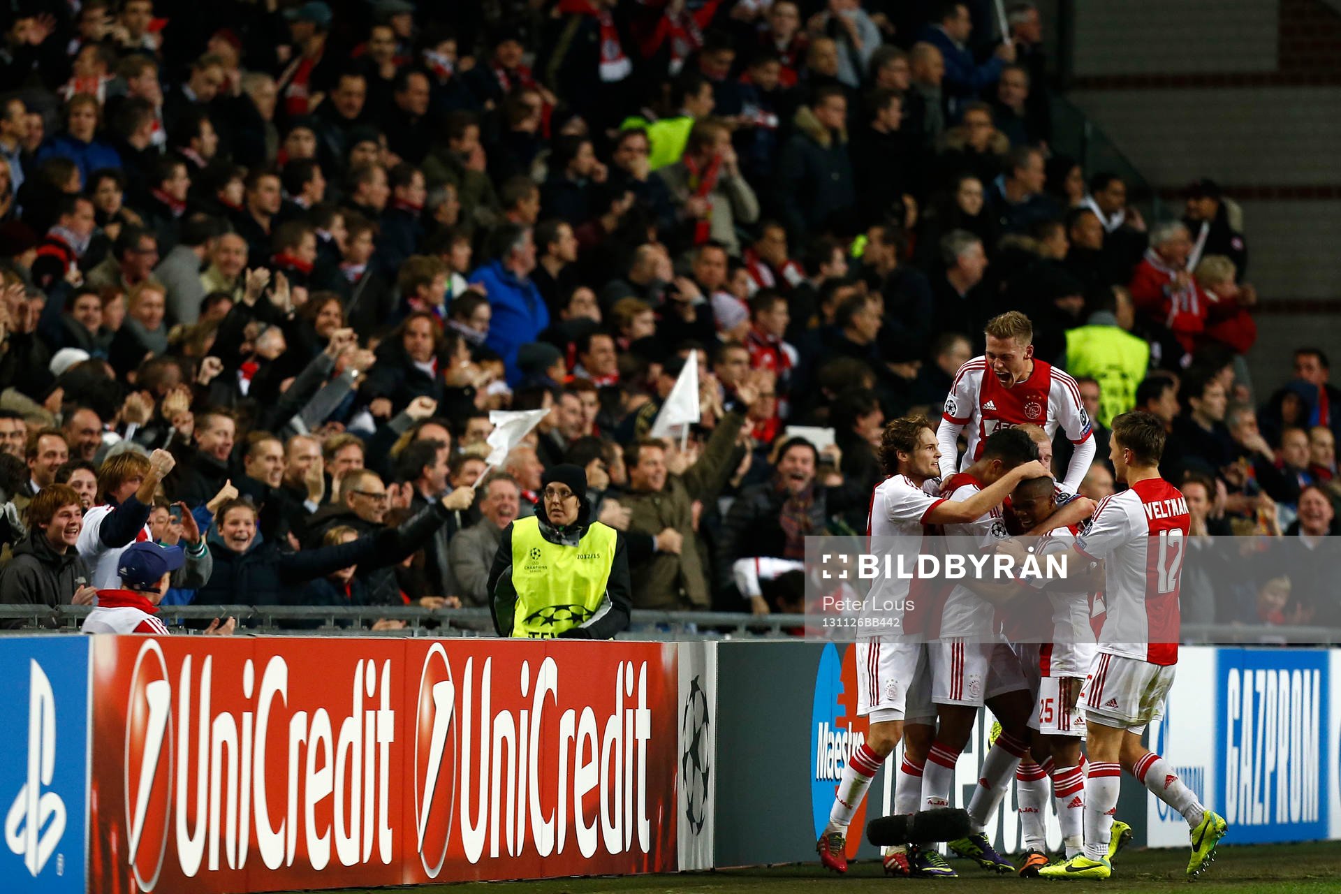 AMSTERDAM - Ajax - Barcelona ,  Voetbal Champions League ,
