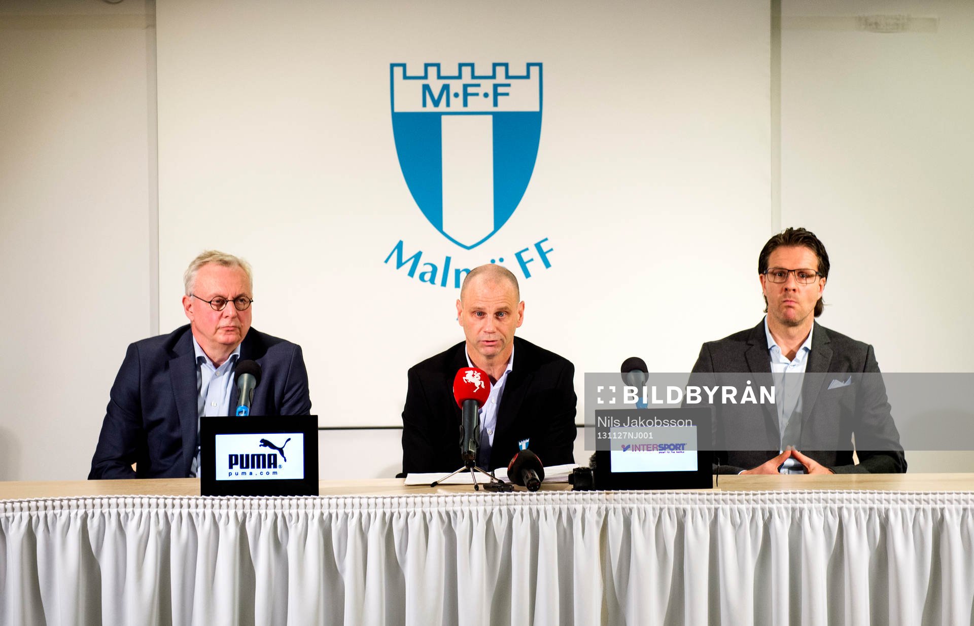 Malmö FF håller presskonferens med Per Nilsson och Håkan