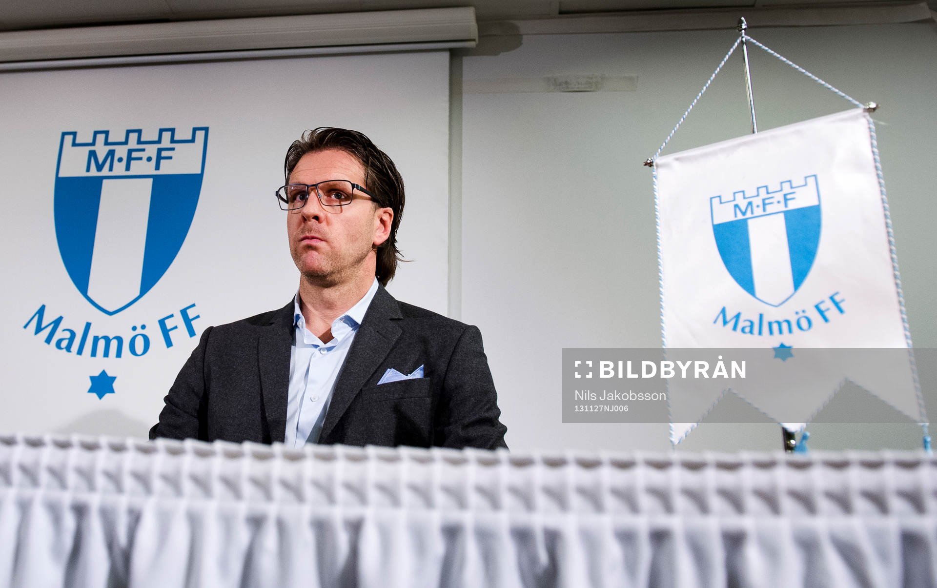 Malmö FF håller presskonferens och presenterar att