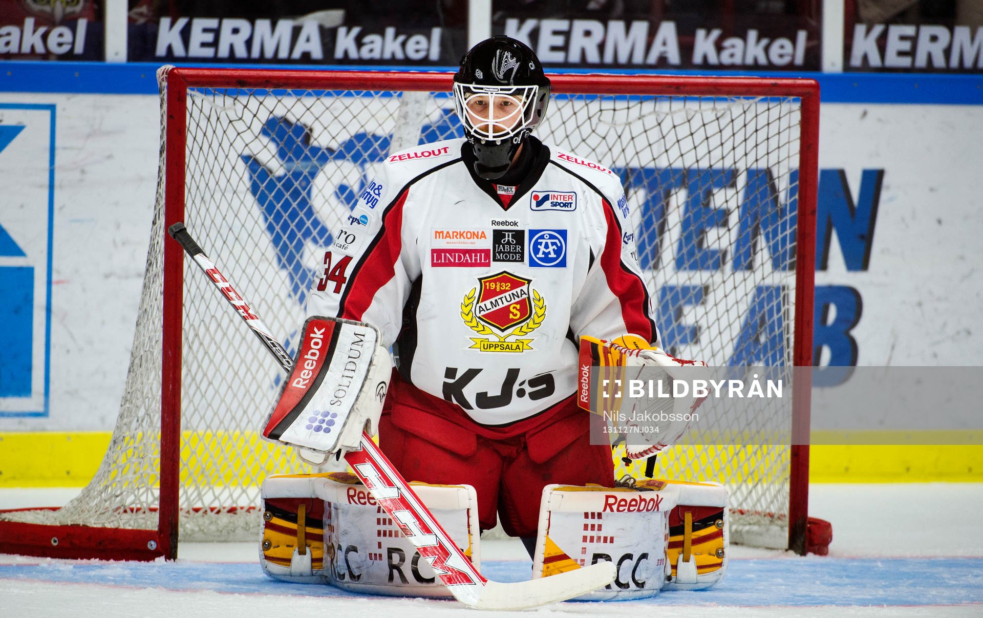 Almtunas målvakt Tobias Hage