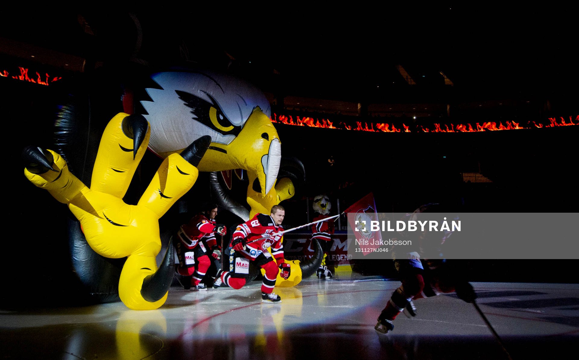 Malmö Redhawks Nicklas Jadeland gör entre