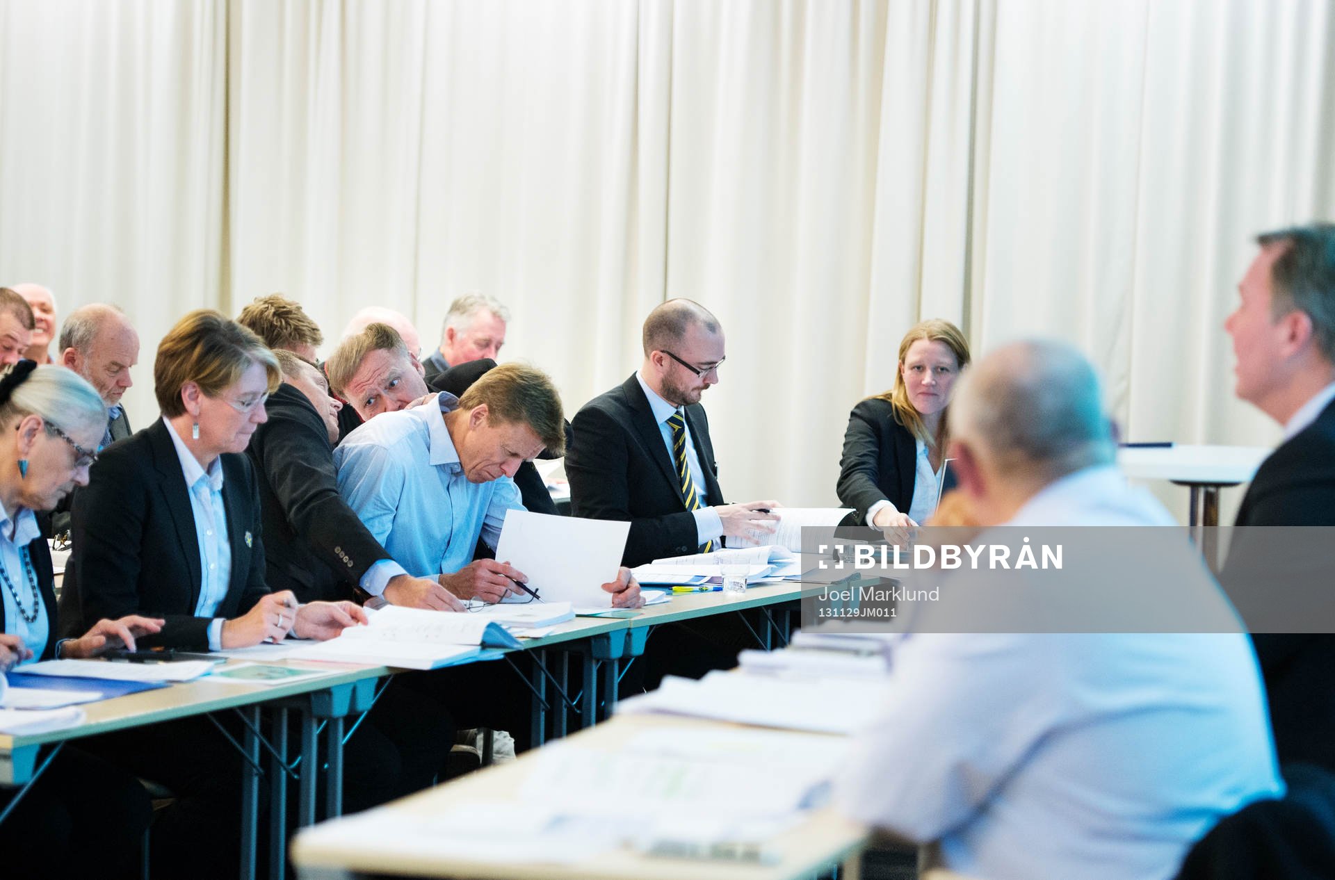 Delegater under Svenska Fotbollförbundets representantskapsmöte för 2013 den 29 november 2013 i Stockholm.