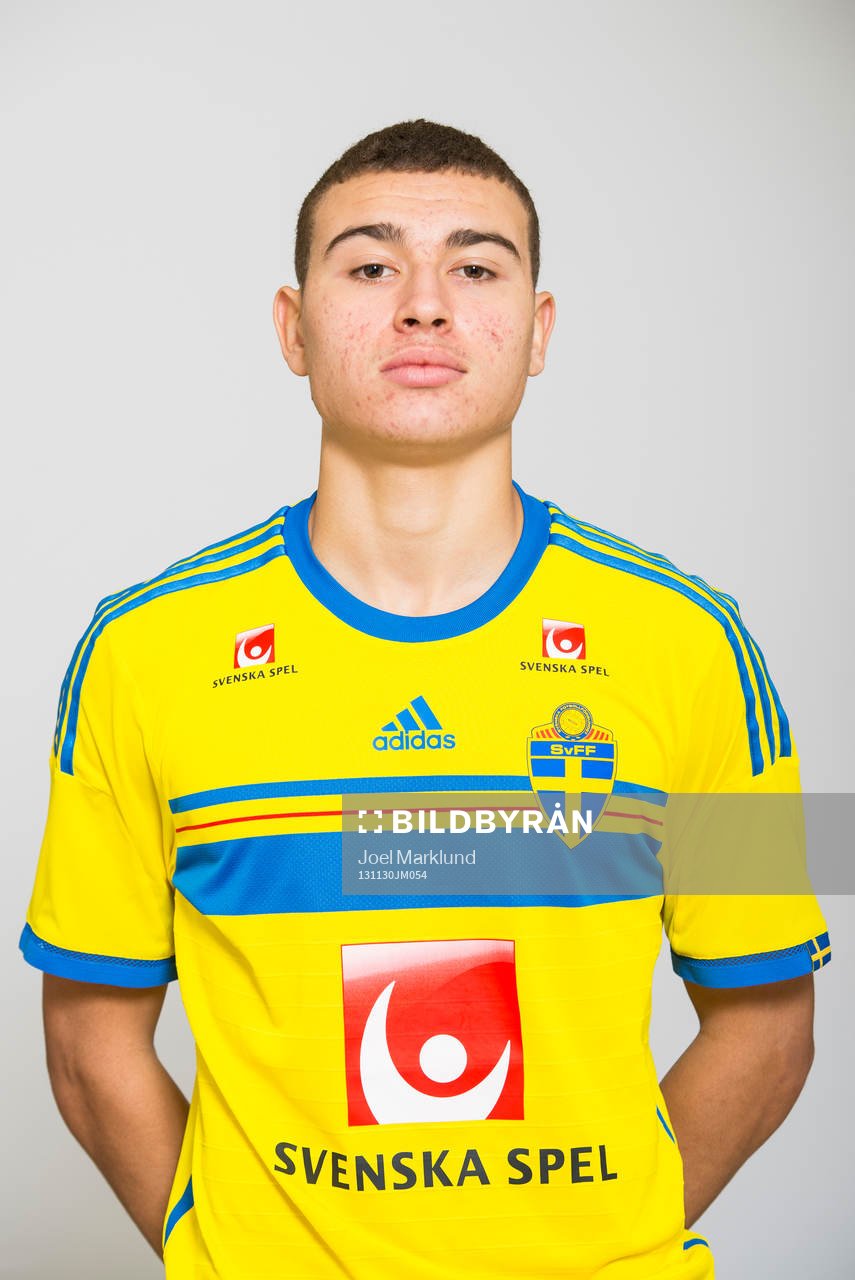 Jordan Larsson, som spelar i P16/97-landslaget