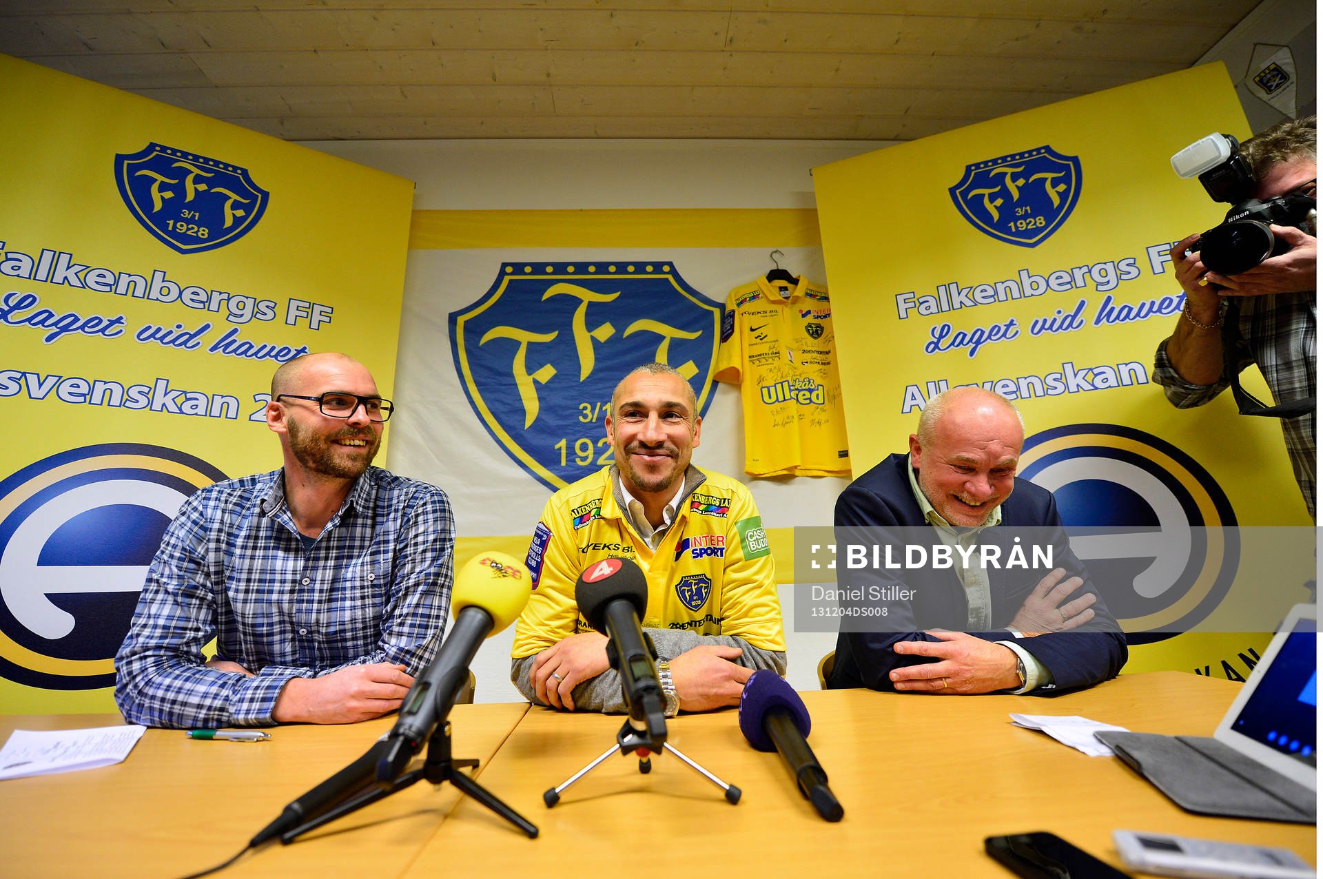 Falkenbergs FF's sportchef Håkan Nilsson och Falkenbergs