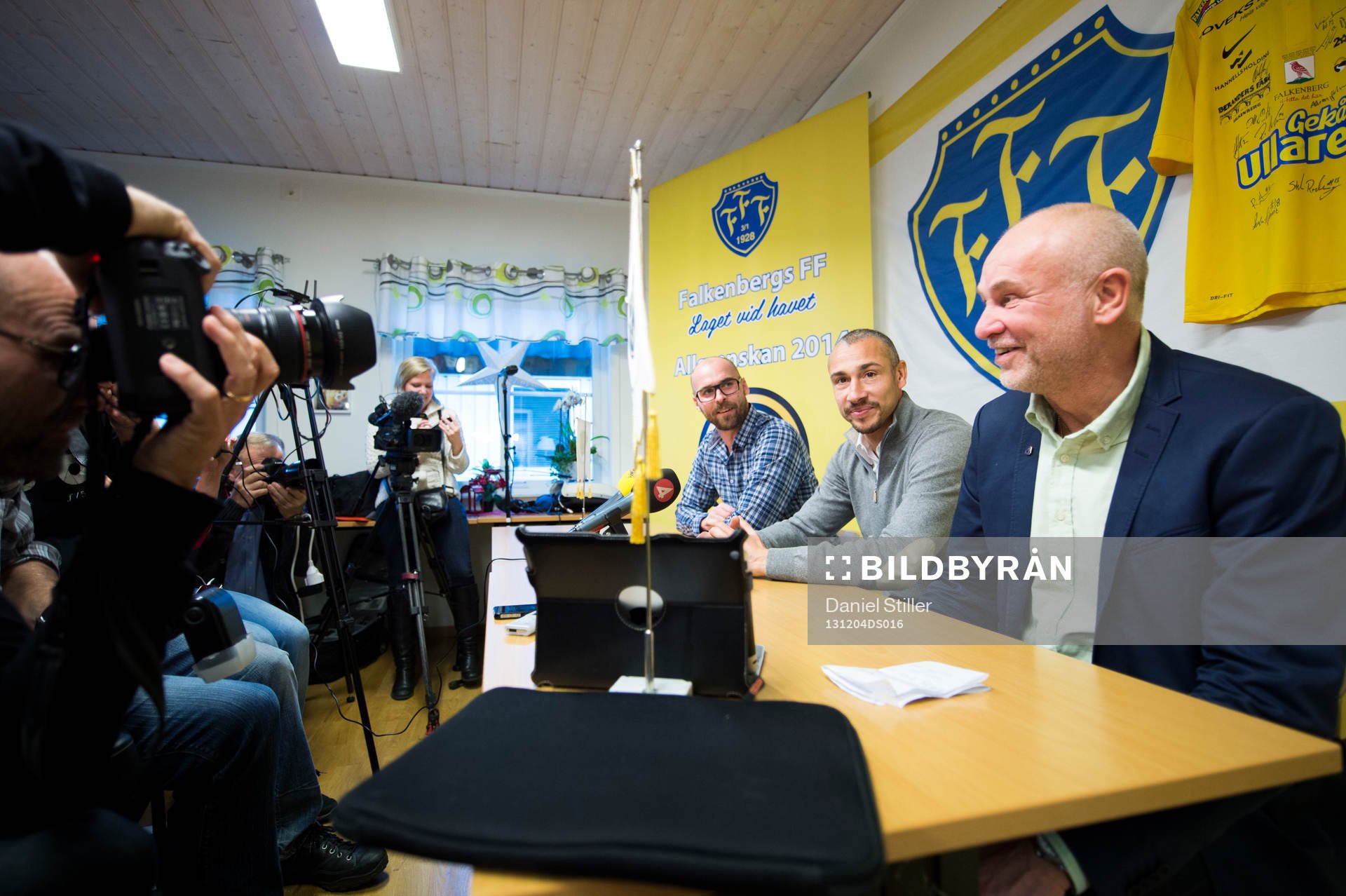 Falkenbergs FF's sportchef Håkan Nilsson och Falkenbergs