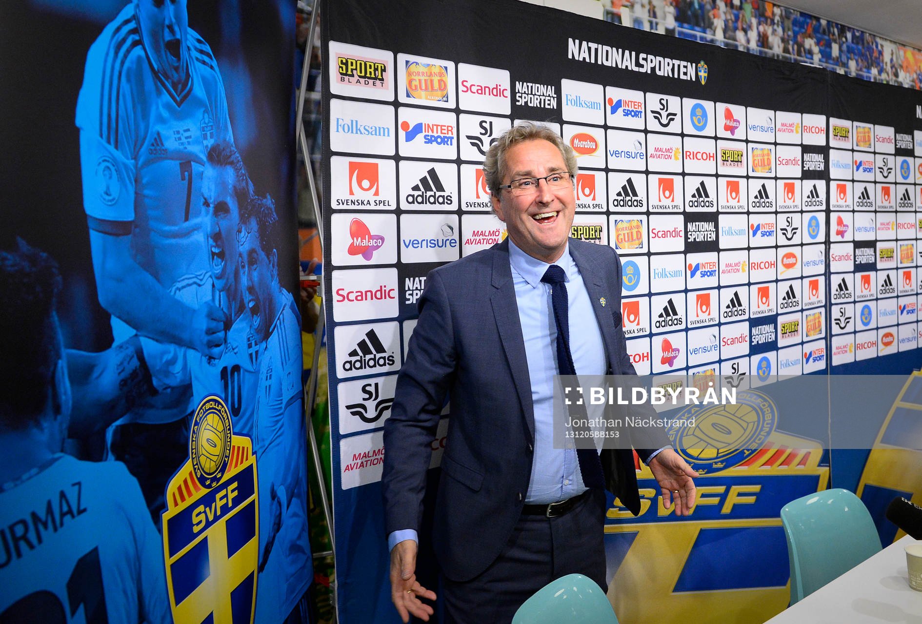 Sveriges förbundskapten Erik Hamrén, meddelar att han