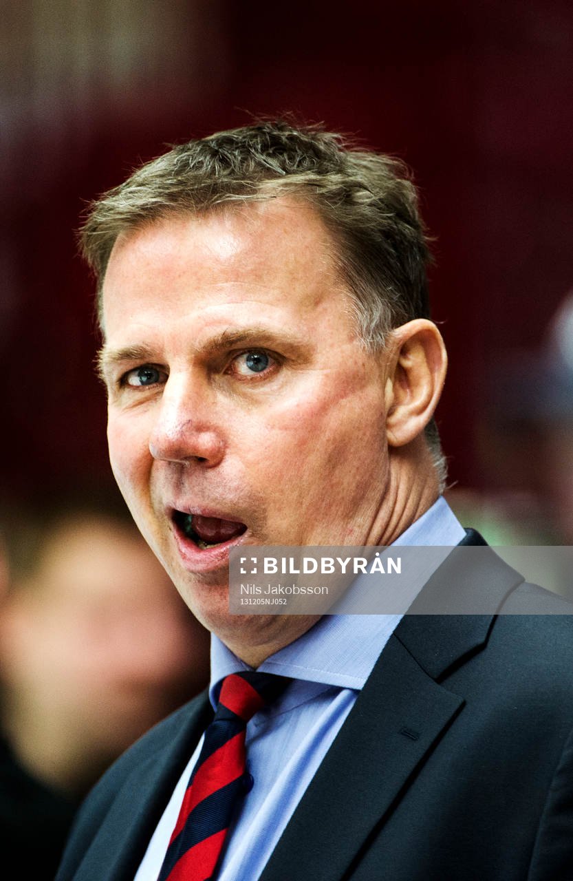 Malmö Redhawks tränare Mats Lusth