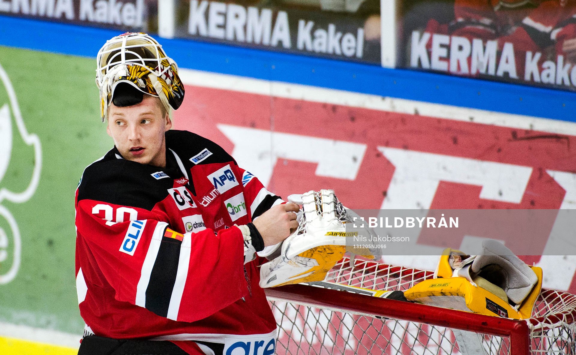 Malmö Redhawks målvakt Robin Rahm