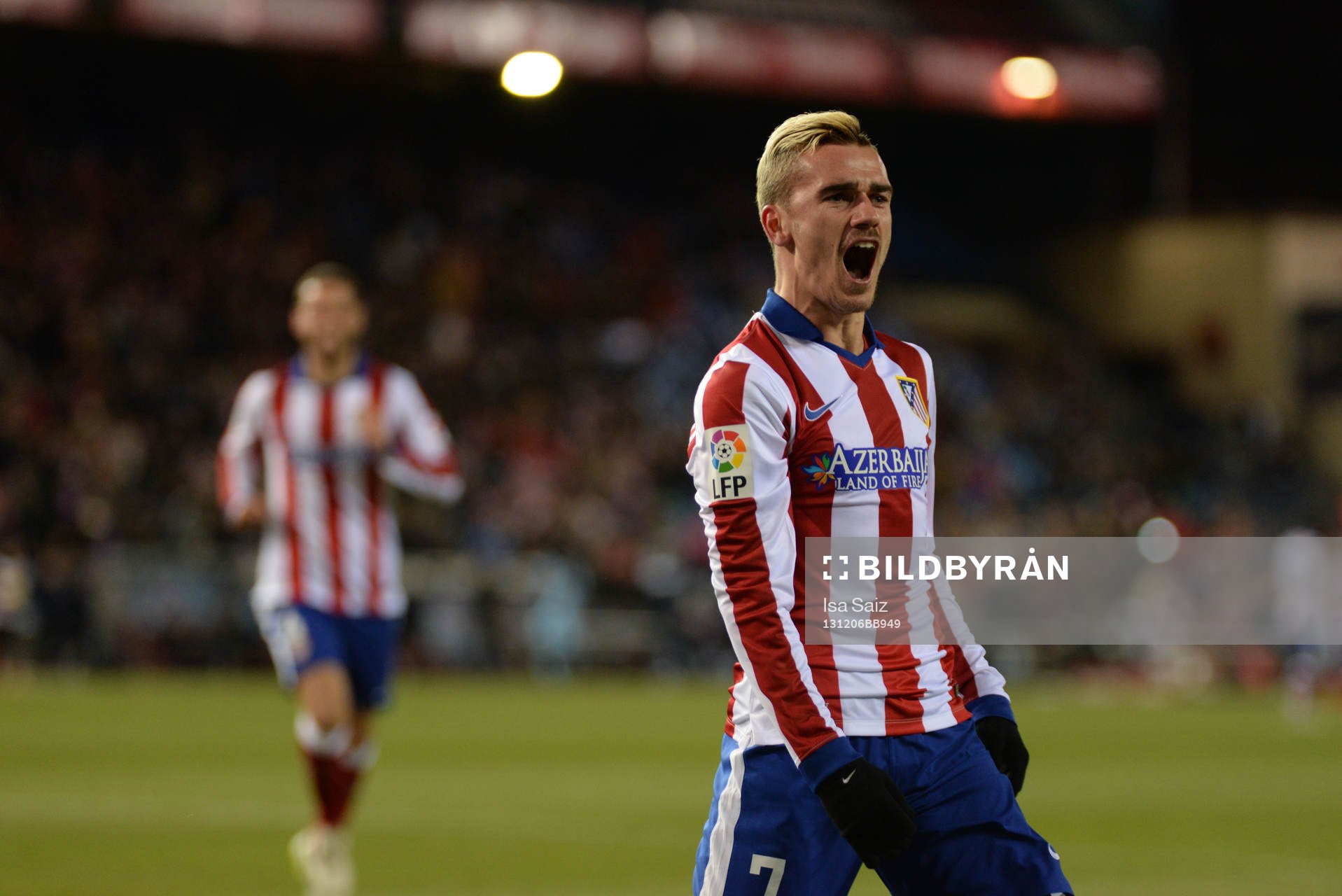 Griezmann marca gol en el partido entre el Atletico de