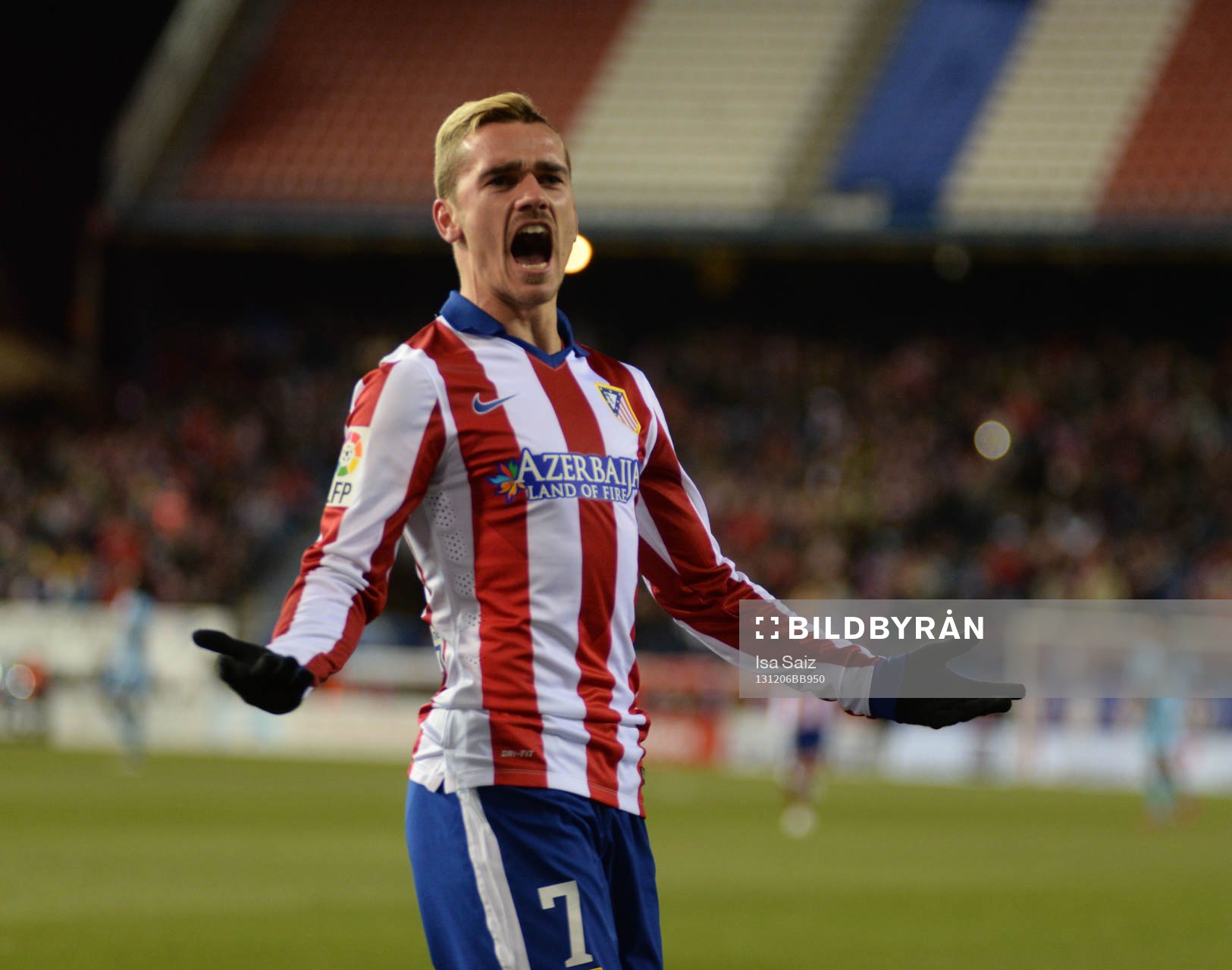 Griezmann marca gol en el partido entre el Atletico de