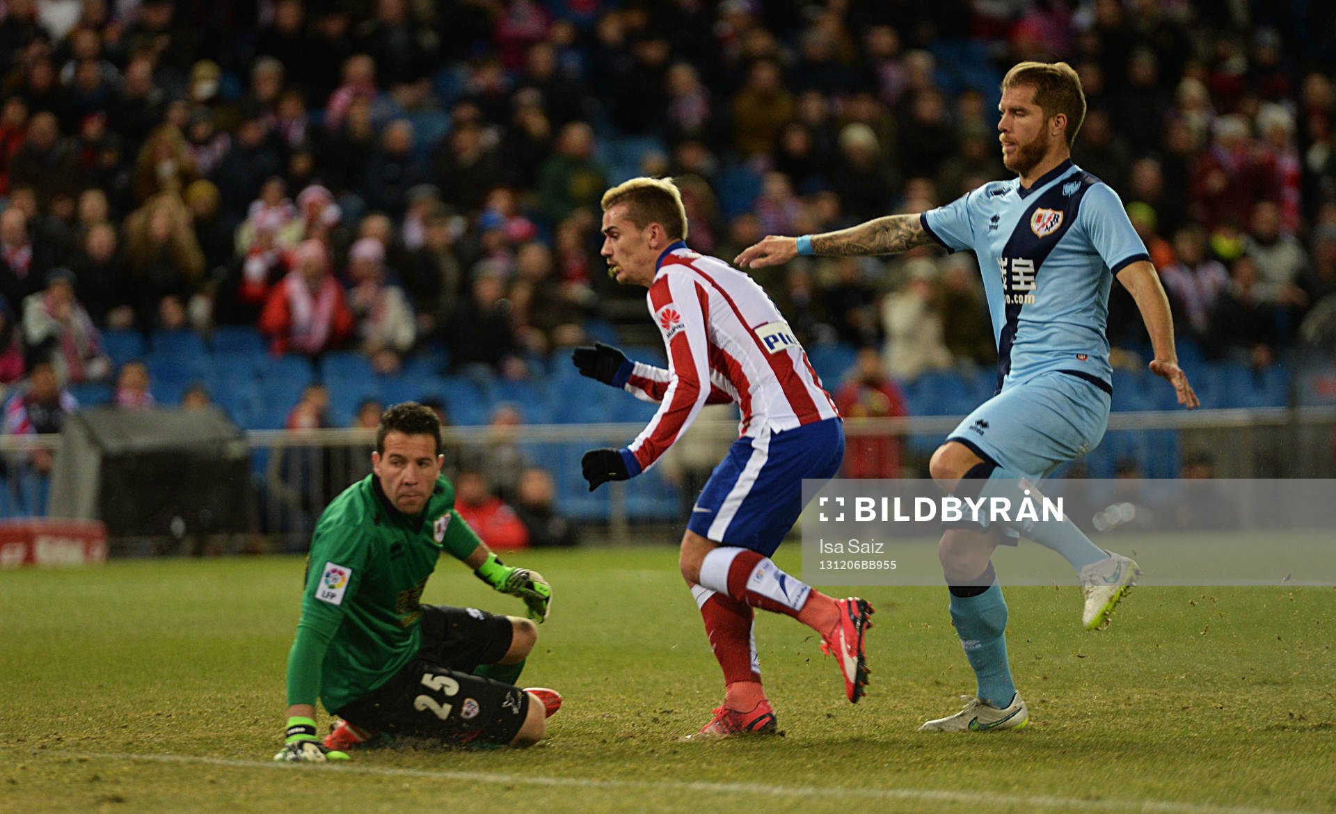 Griezmann marca gol en el partido entre el Atletico de