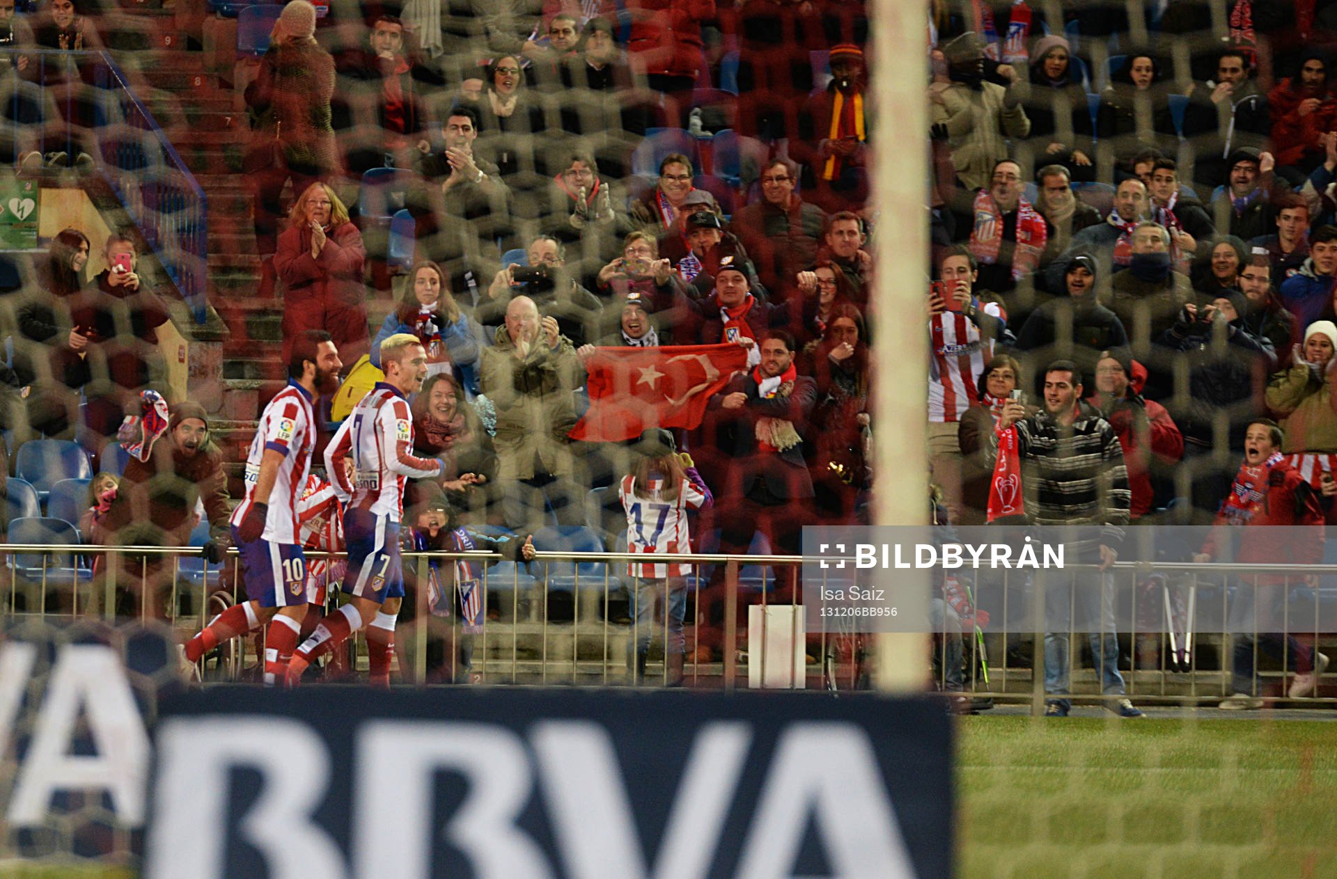 Griezmann marca gol en el partido entre el Atletico de