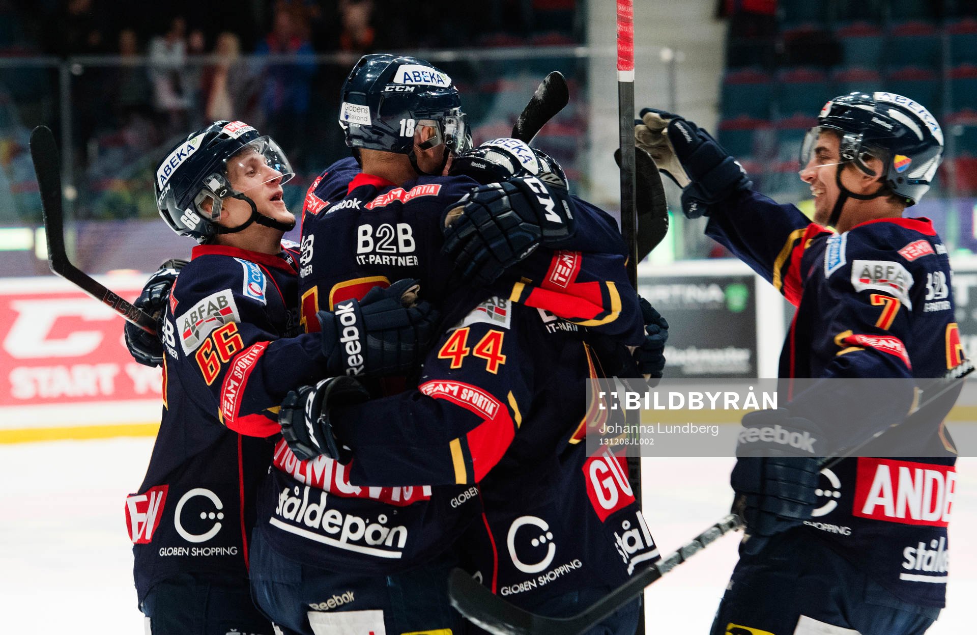Djurgårdsspelare jublar