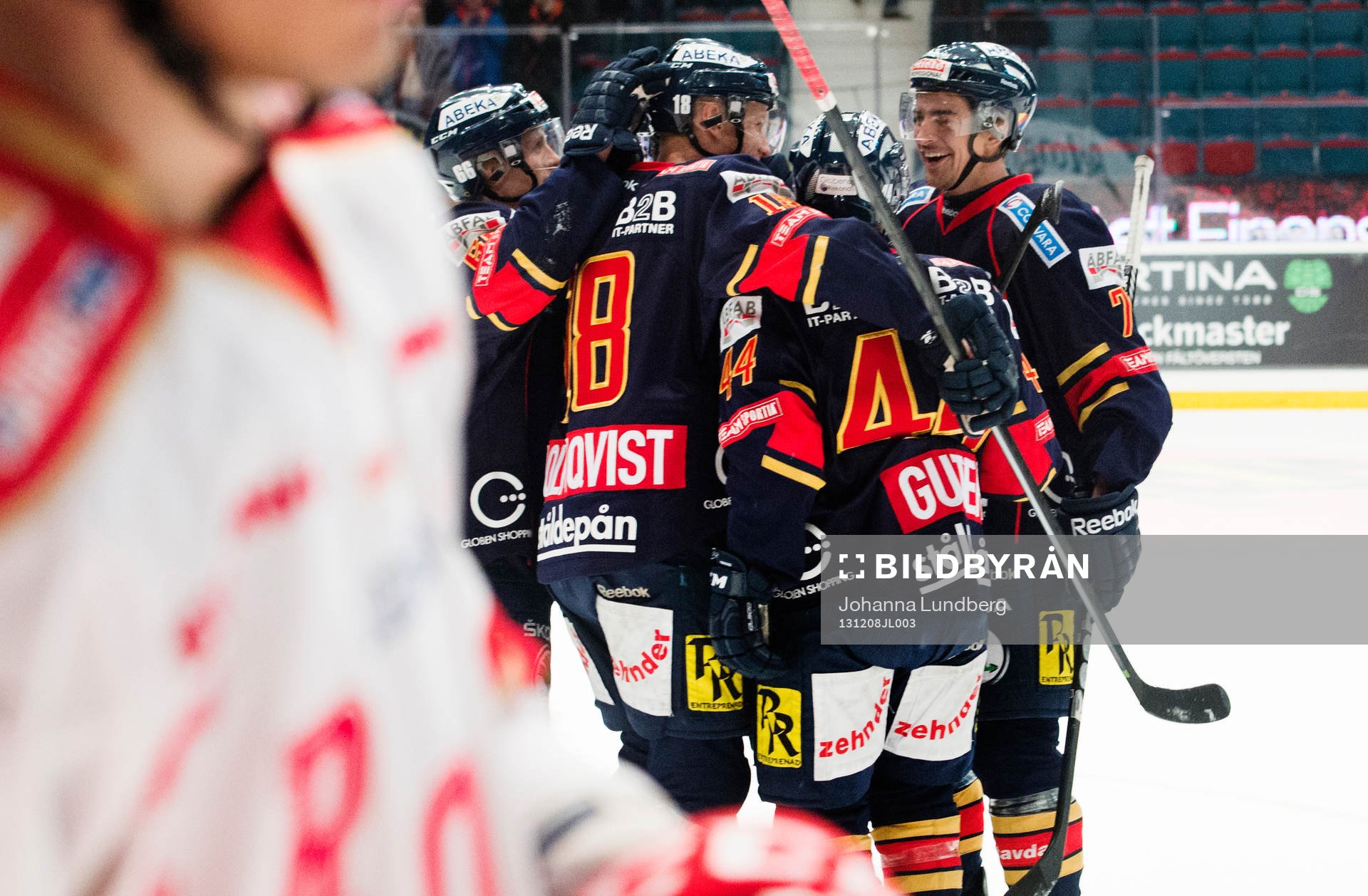 Djurgårdsspelare jublar