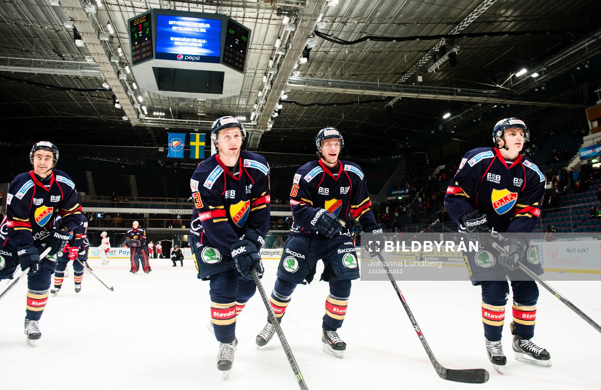 Nils Andersson, Dustin Johner, Henrik Nyberg och Markus