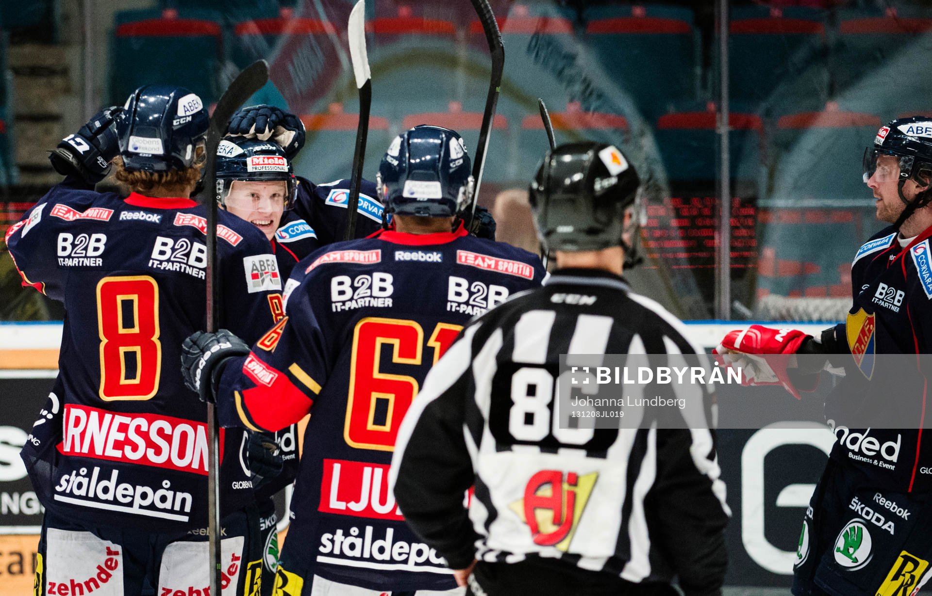 Djurgårdsspelare jublar