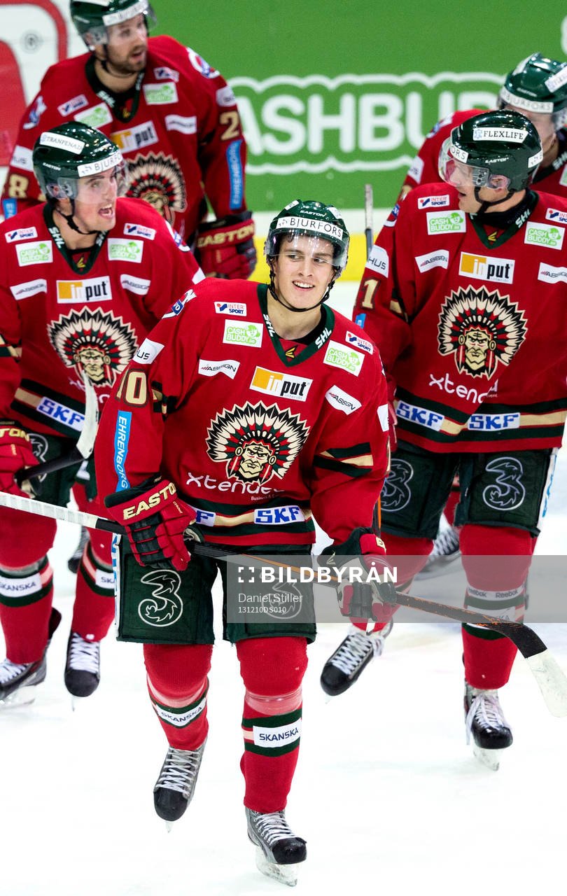 Frölundas Alexander Wennerberg jublar
