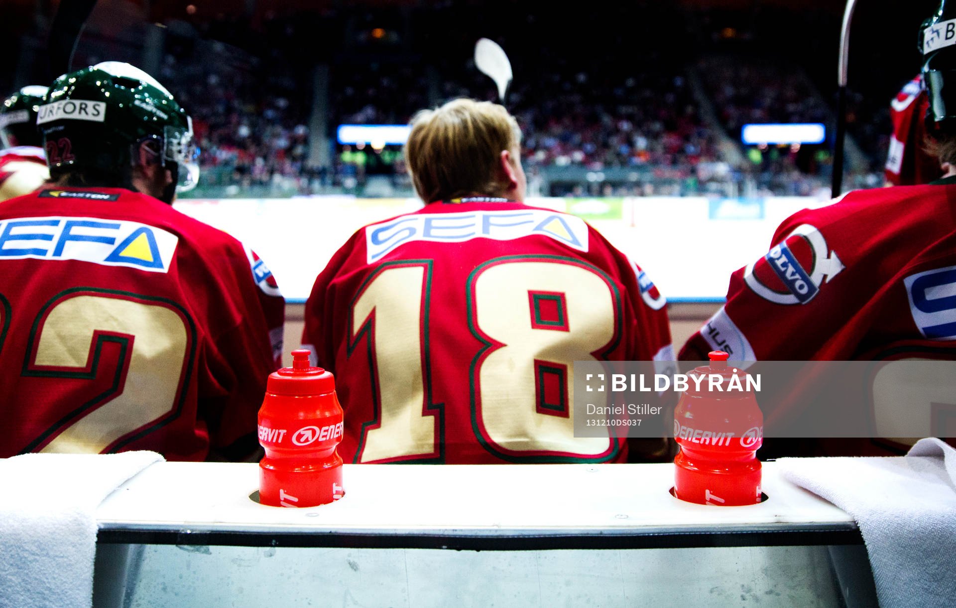 Flaskor med sportdryck