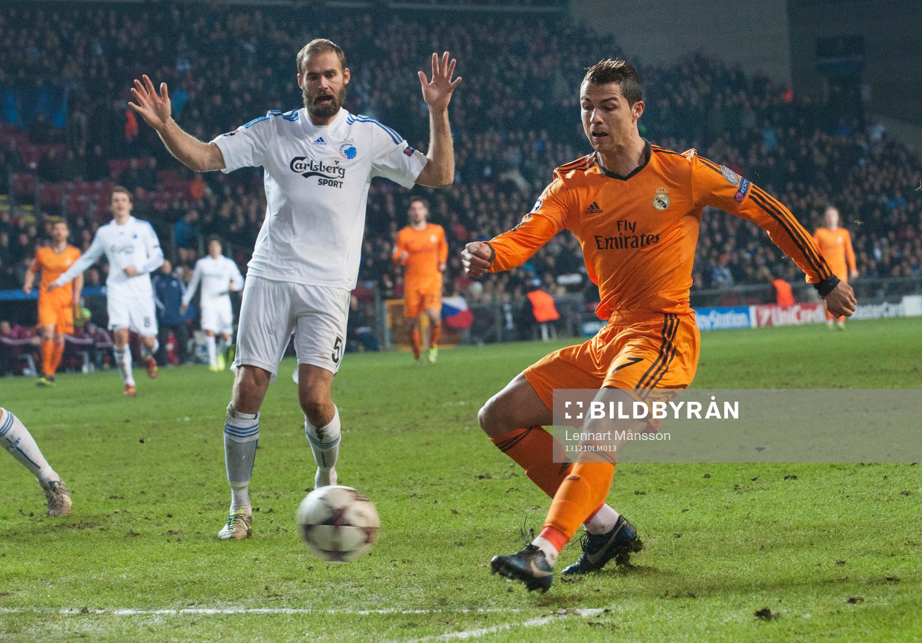 Real Madrids Cristiano Ronaldo och Köpenhamns Olof