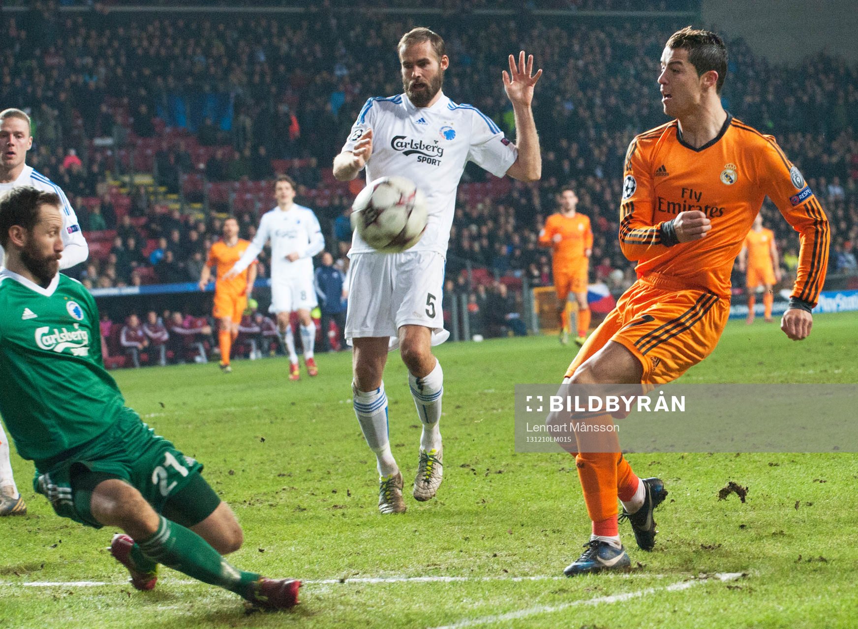 Tre svenskar mot Real Madrids Cristiano Ronaldo som missar