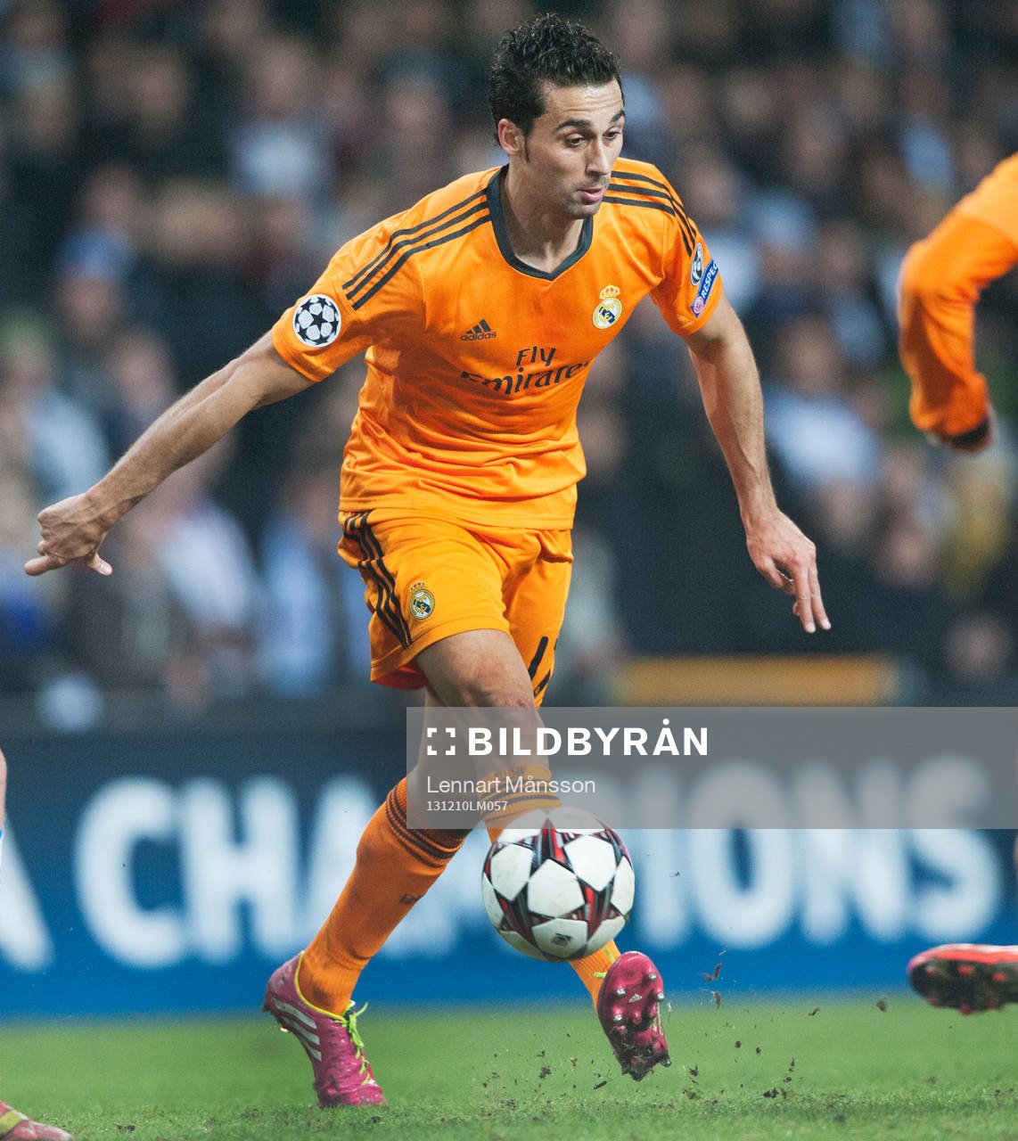 Real Madrids Alvaro Arbeloa  i matchen i Champions League