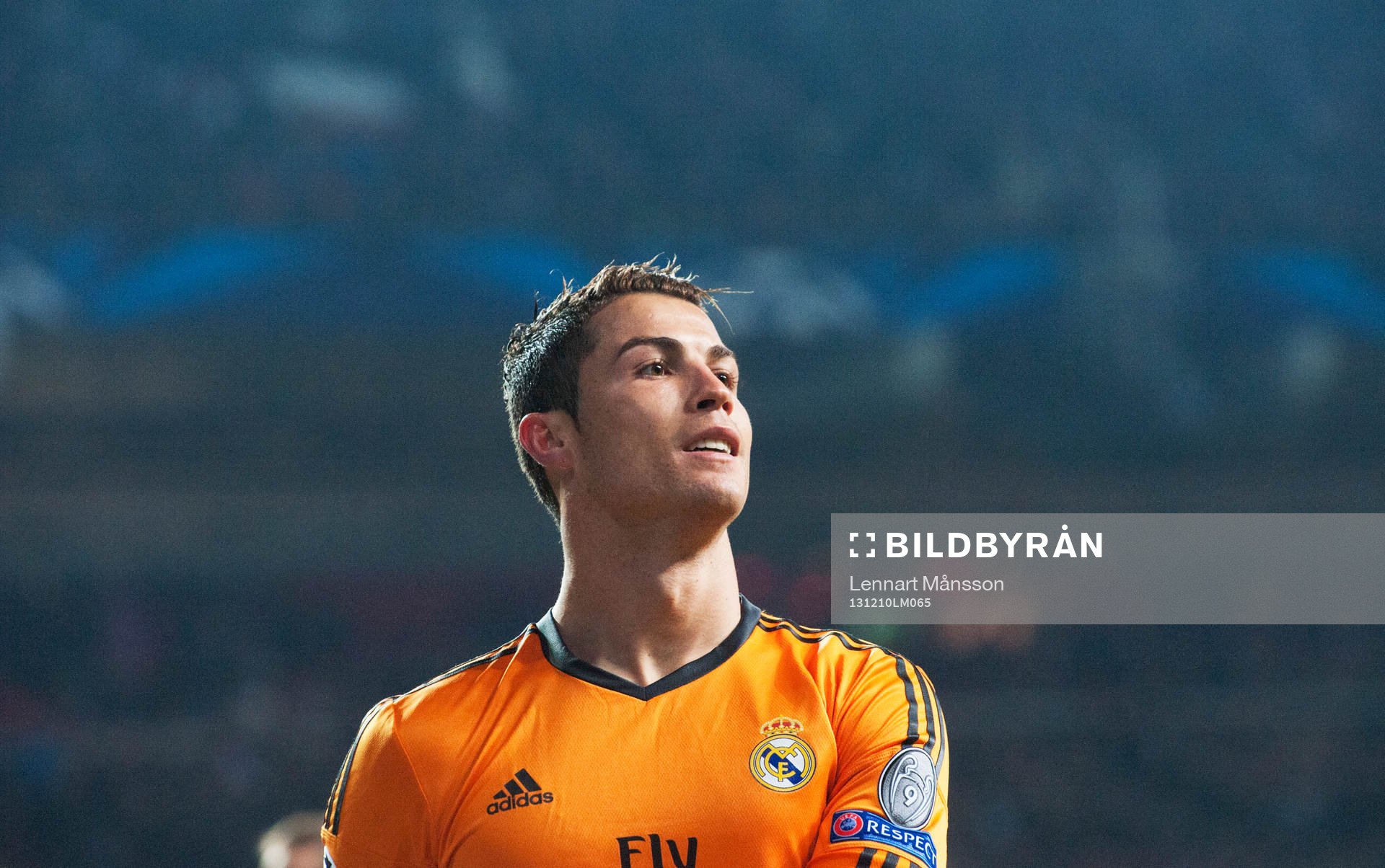 Real Madrids Cristiano Ronaldo i matchen i Champions League