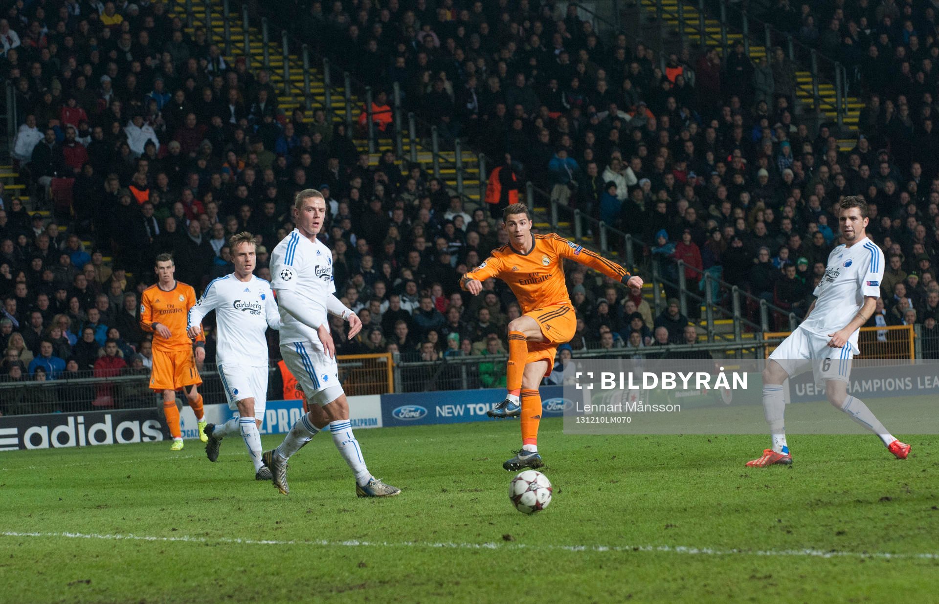 Real Madrids Cristiano Ronaldo och Köpenhamns Ragnar