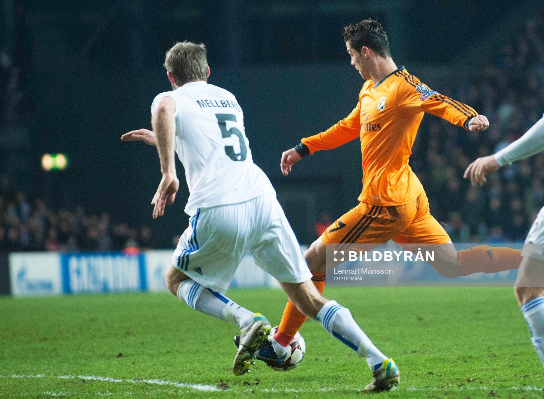 Real Madrids Cristiano Ronaldo och Köpenhamns Olof