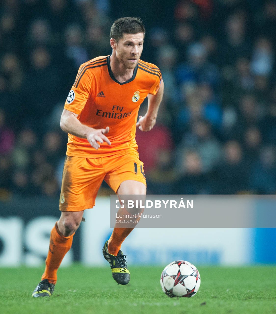 Real Madrids Xabi Alonso  i matchen i Champions League