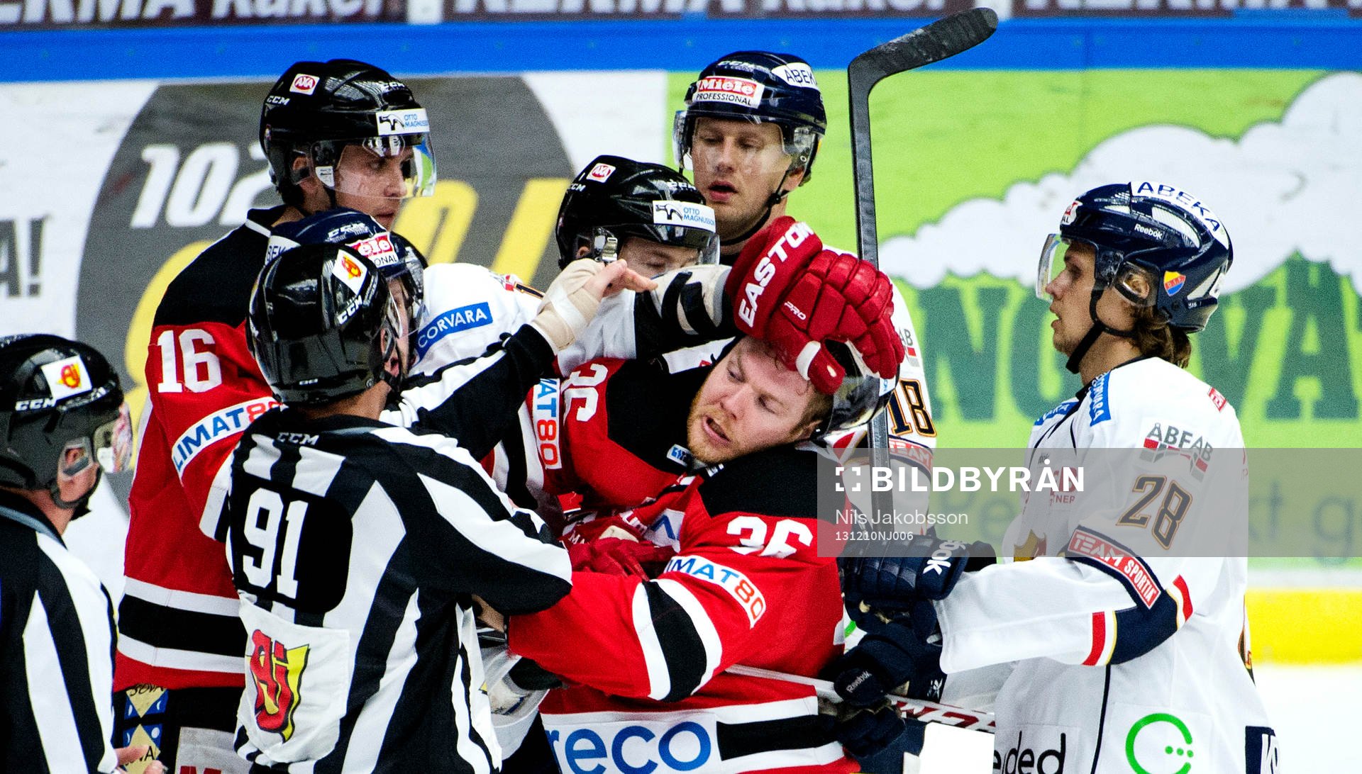 Malmö Redhawks David Liffiton bråkar