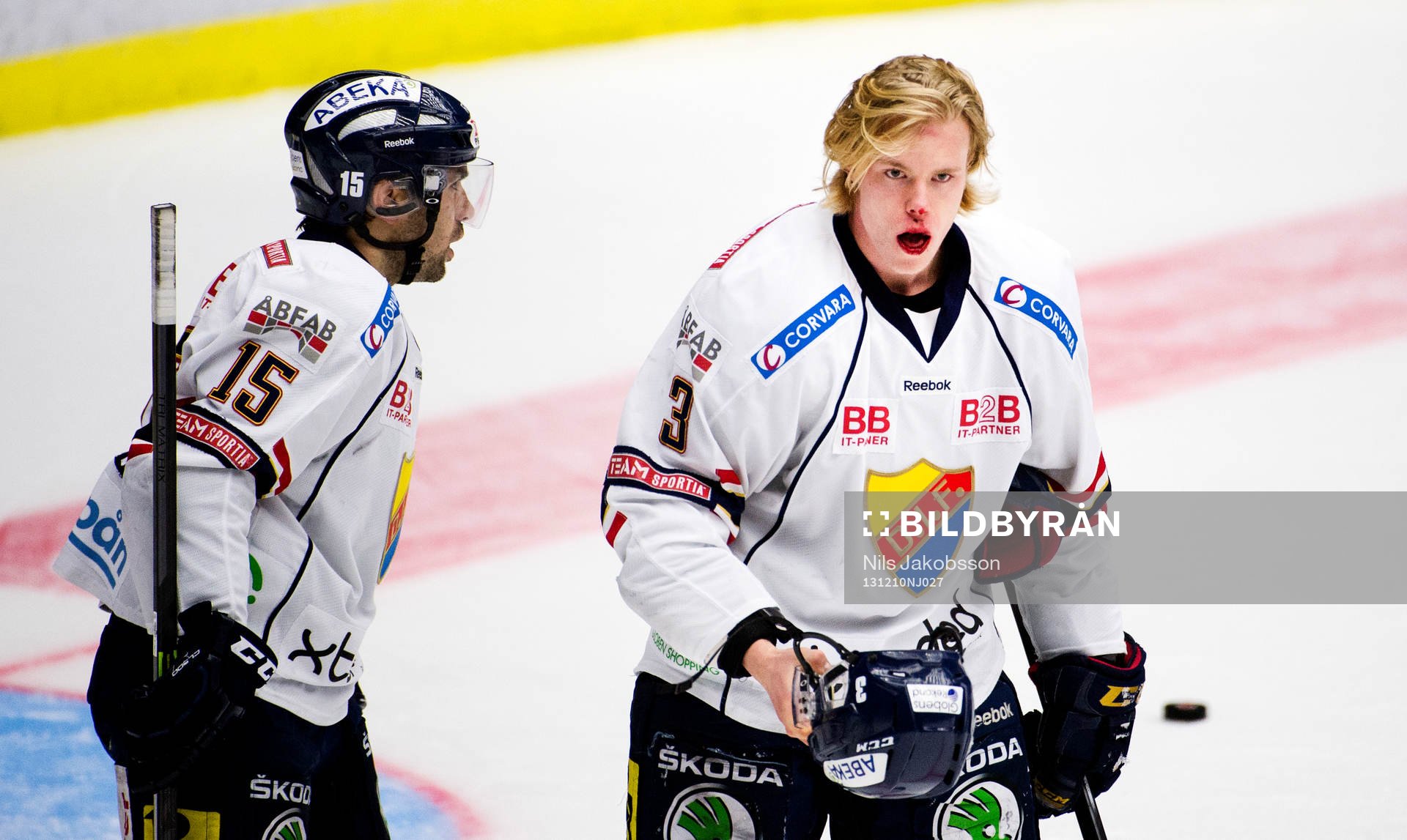 Djurgårdens Samuel Löfquist blöder