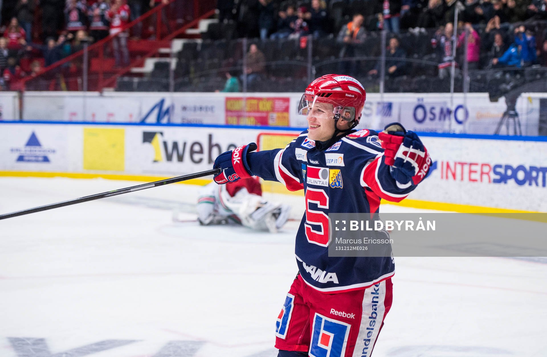 Södertäljes Jesper Thörnberg jublar