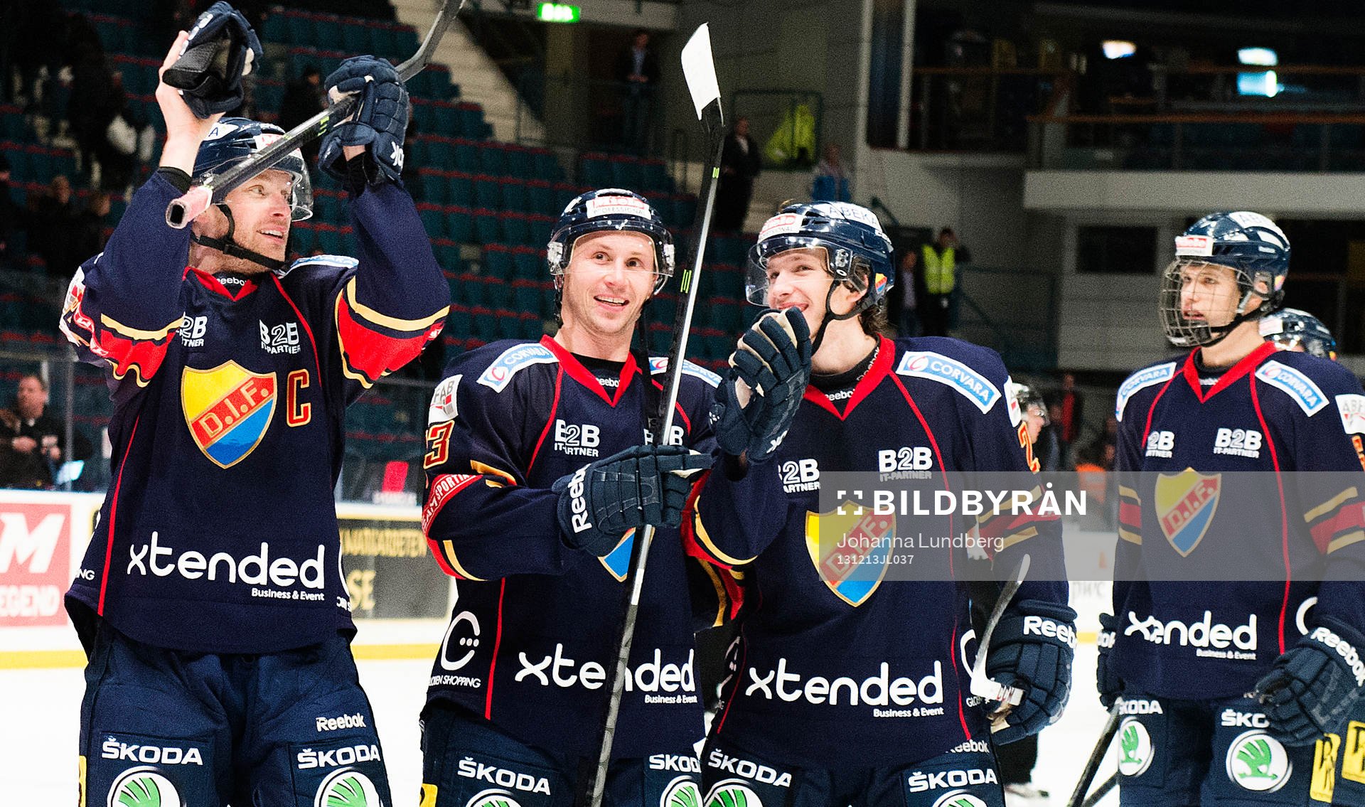 Timmy Pettersson, Dustin Johner, Henrik Nyberg och Andreas