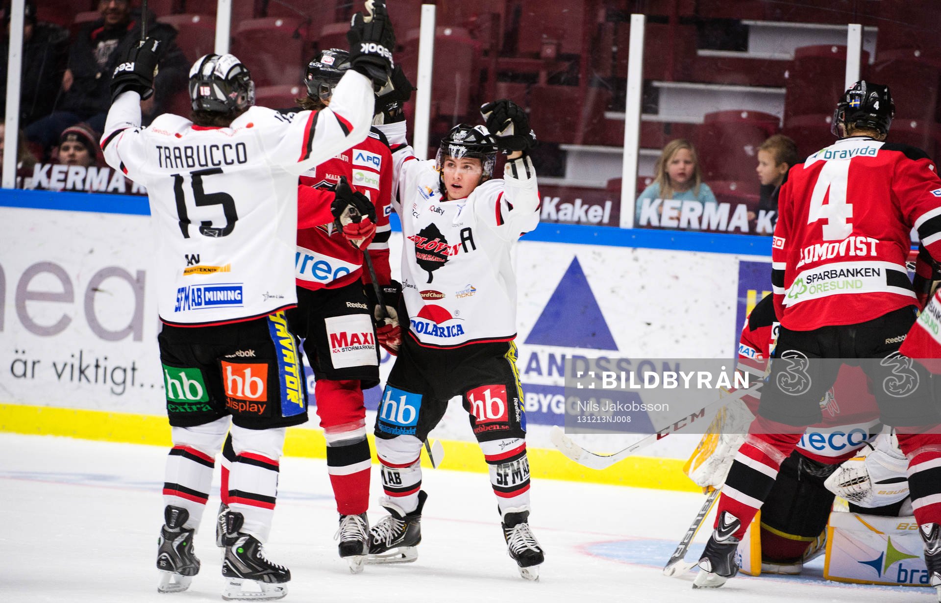 Asplövens Lars Bryggman och Simon Olsson jublar