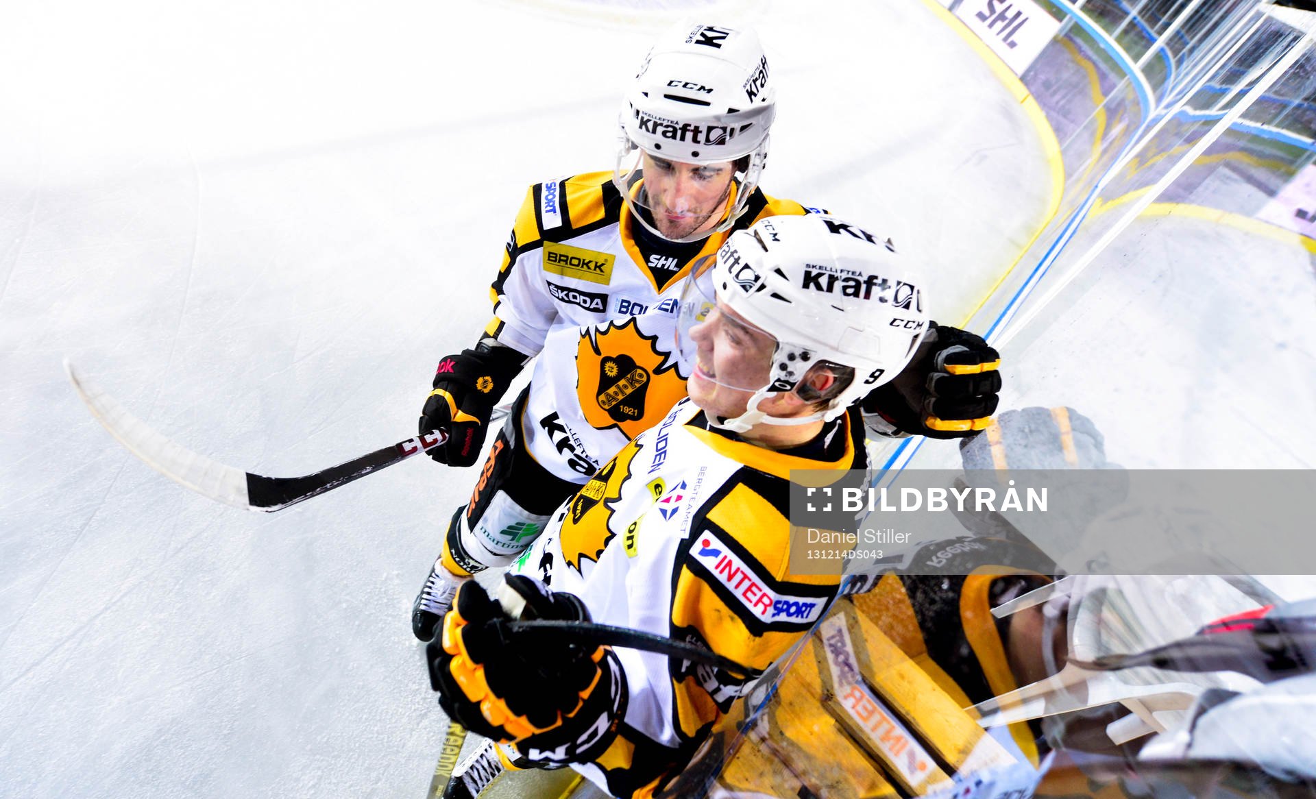 Skellefteås Viktor Arvidsson gör 4-1 och jublar