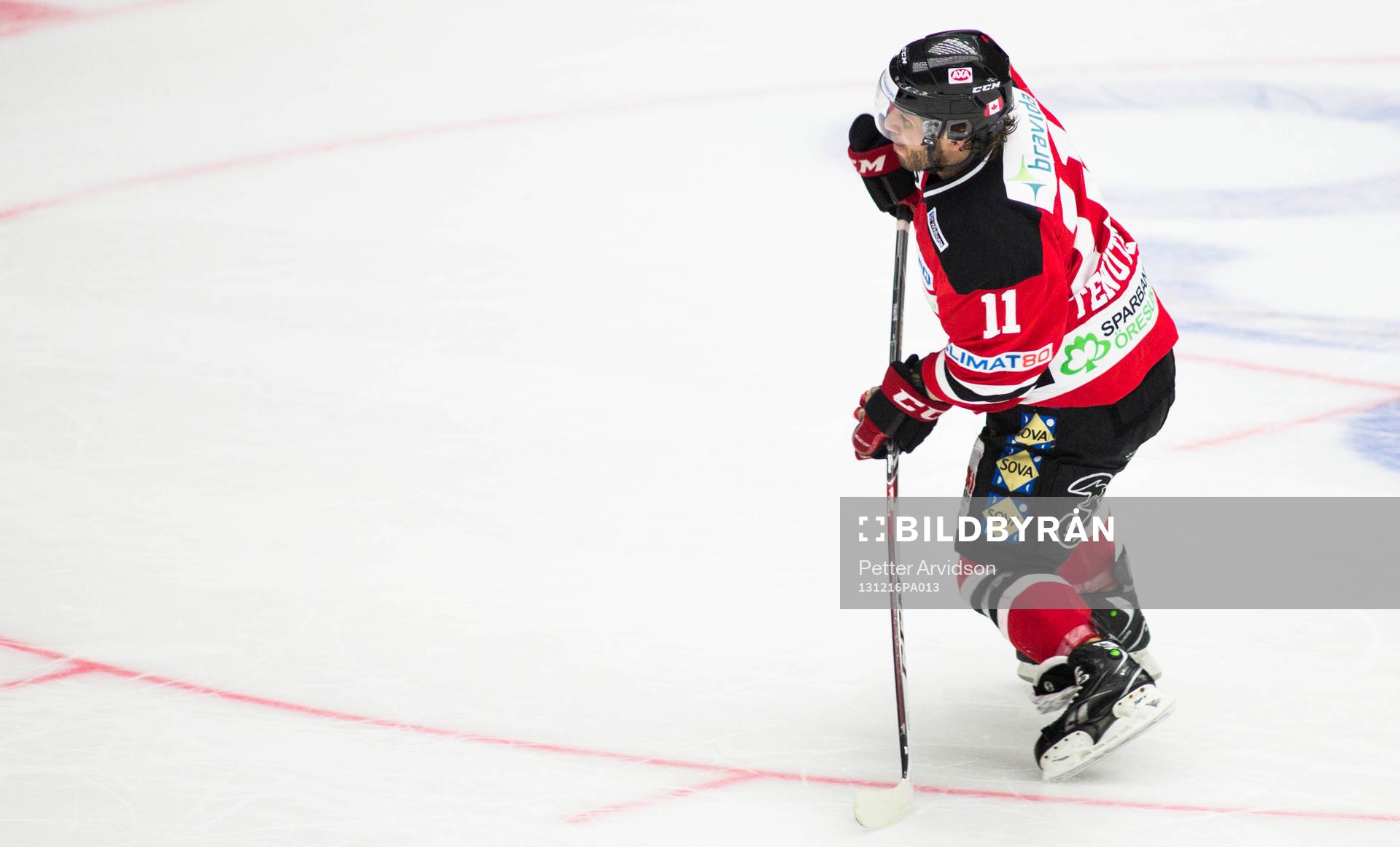Malmö Redhawks Joey Tentute avgör straffläggningen